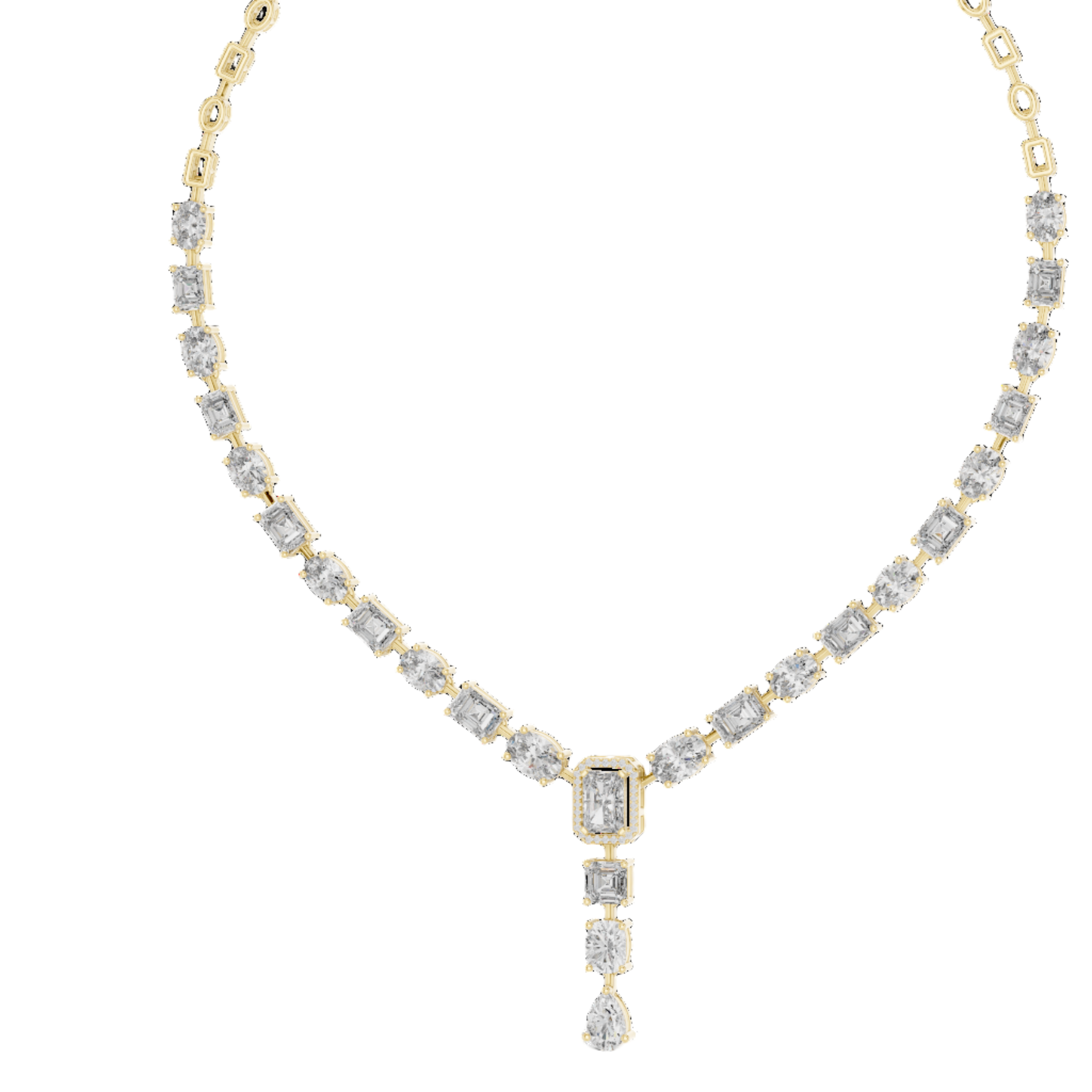 The Solara Y-Drop Empress Necklace