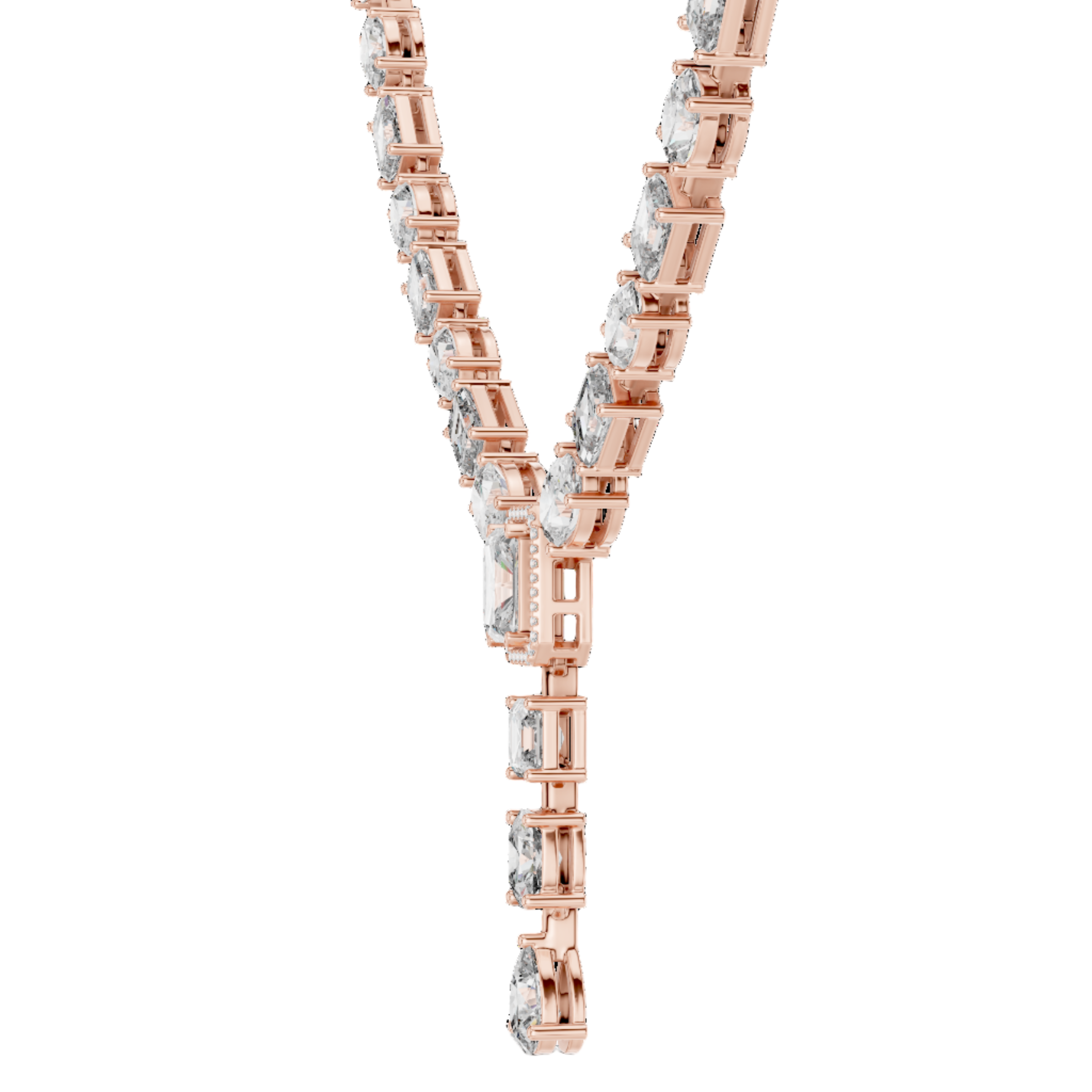 Regal Drop Diamond Necklace''