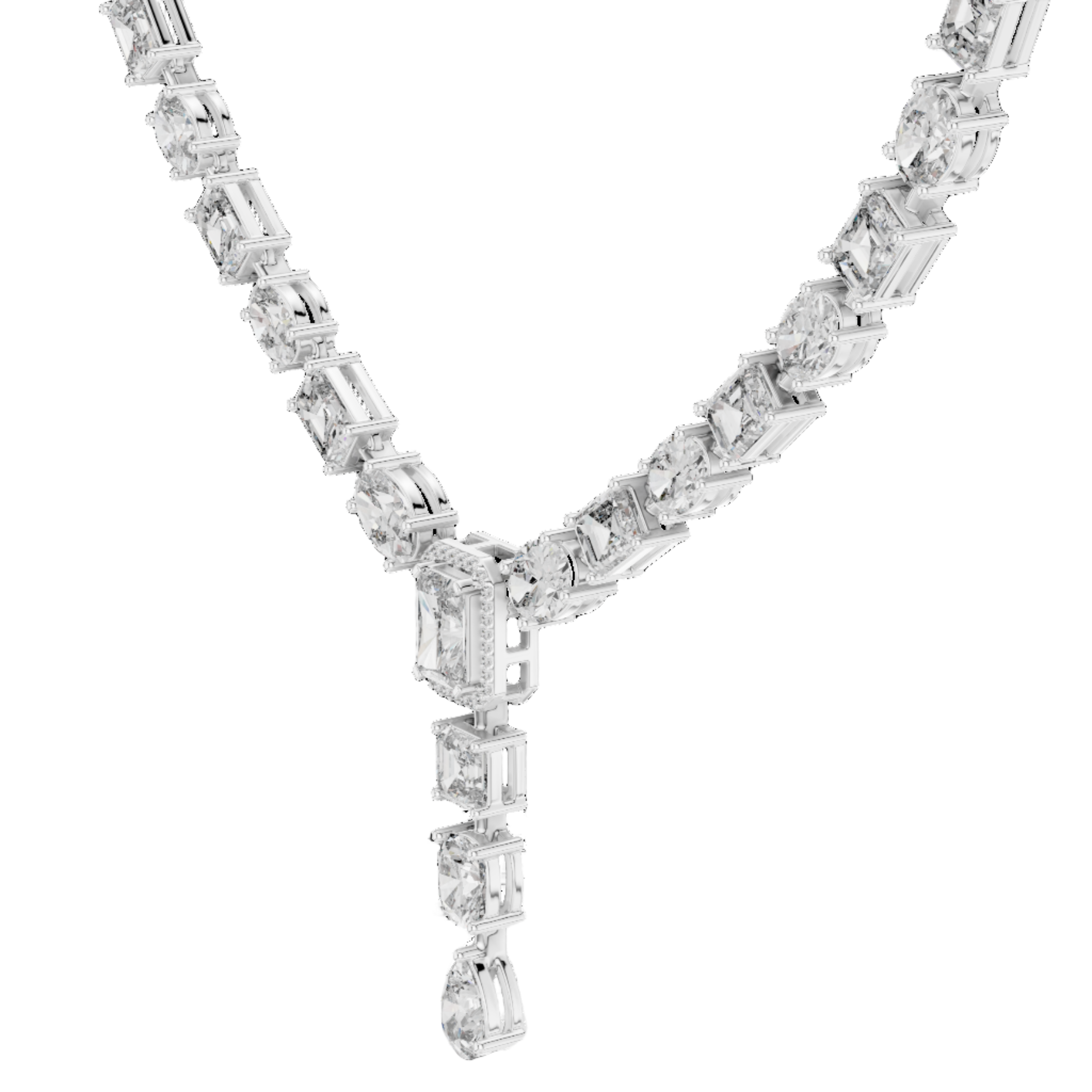 Regal Drop Diamond Necklace''