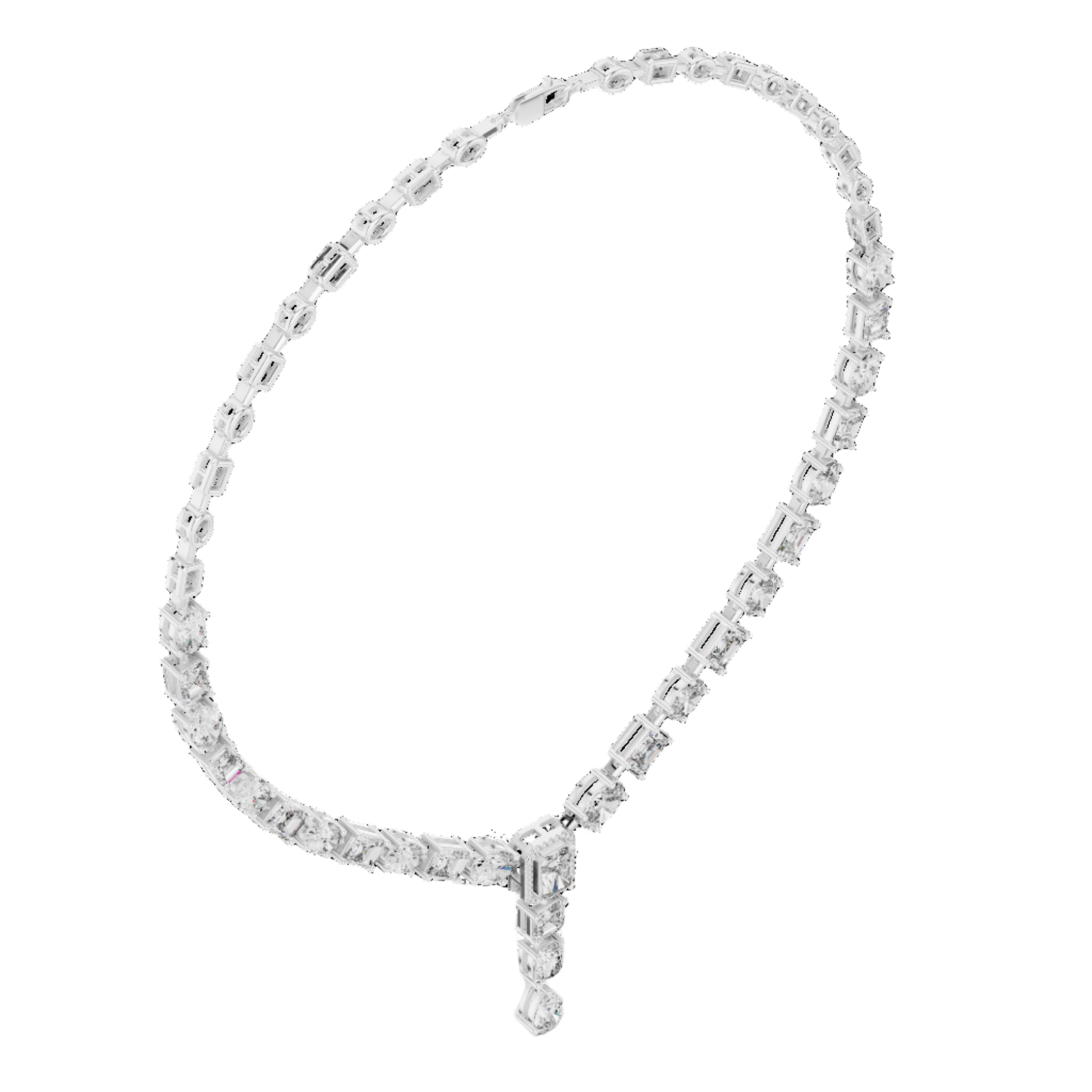Regal Drop Diamond Necklace''