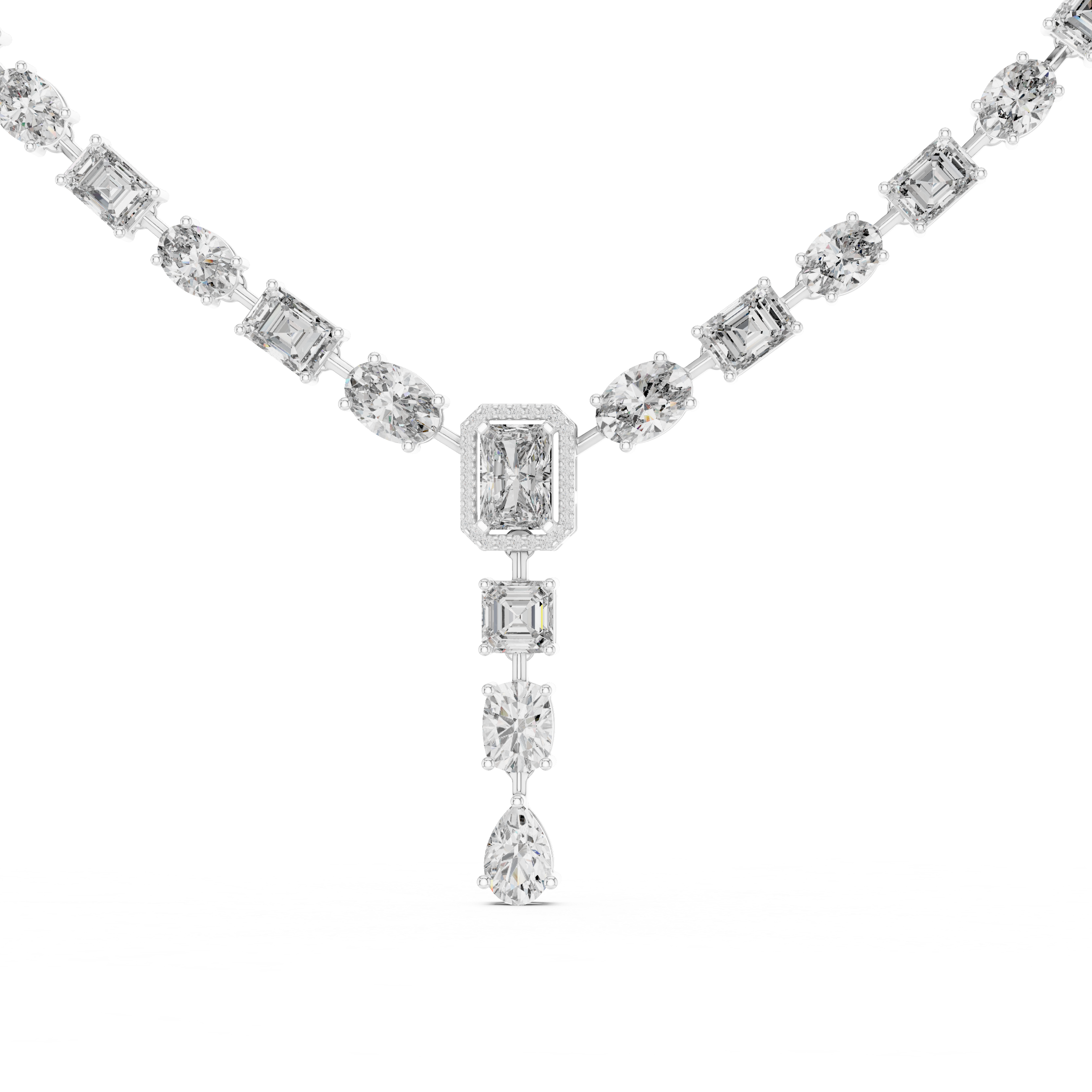 Regal Drop Diamond Necklace''
