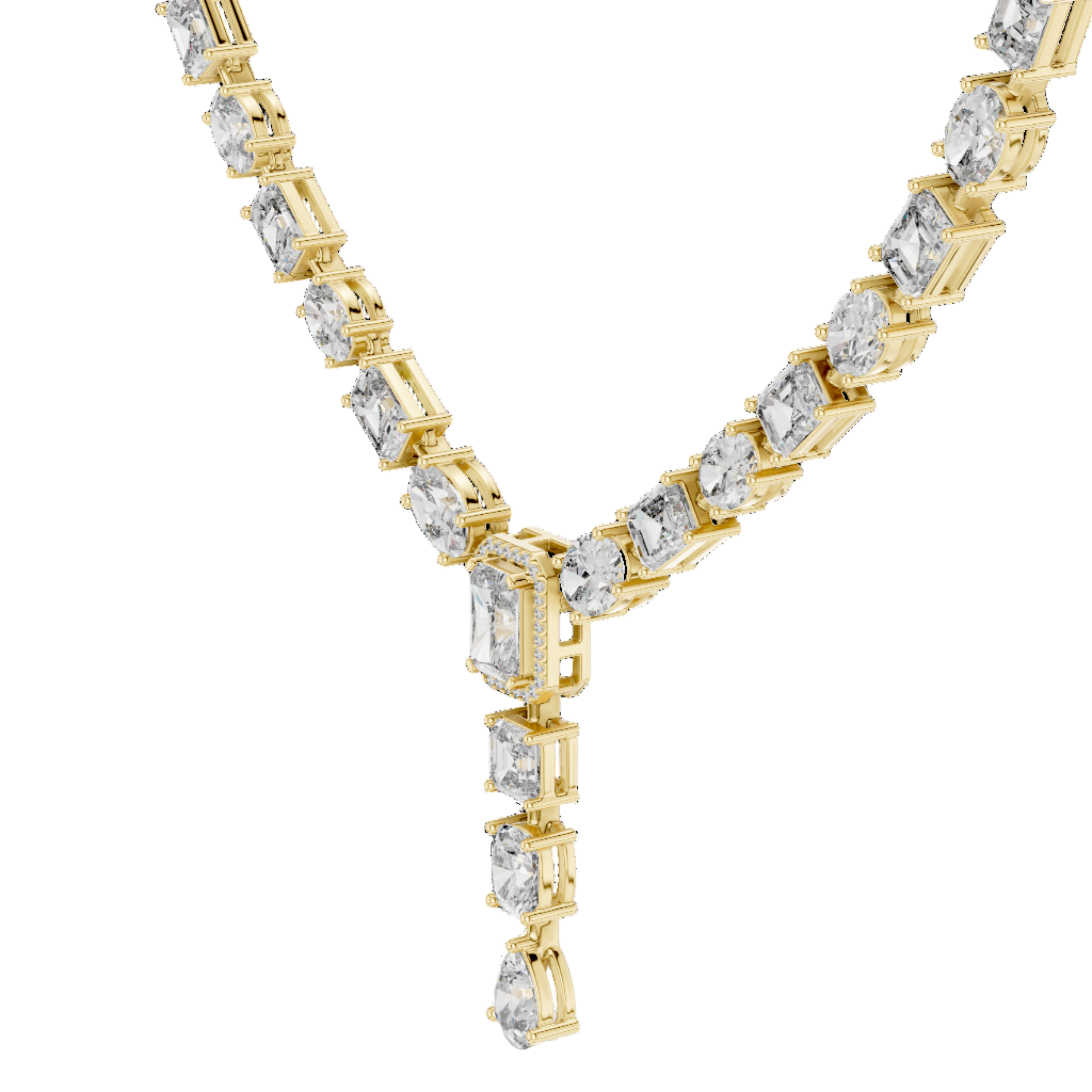 Regal Drop Diamond Necklace''