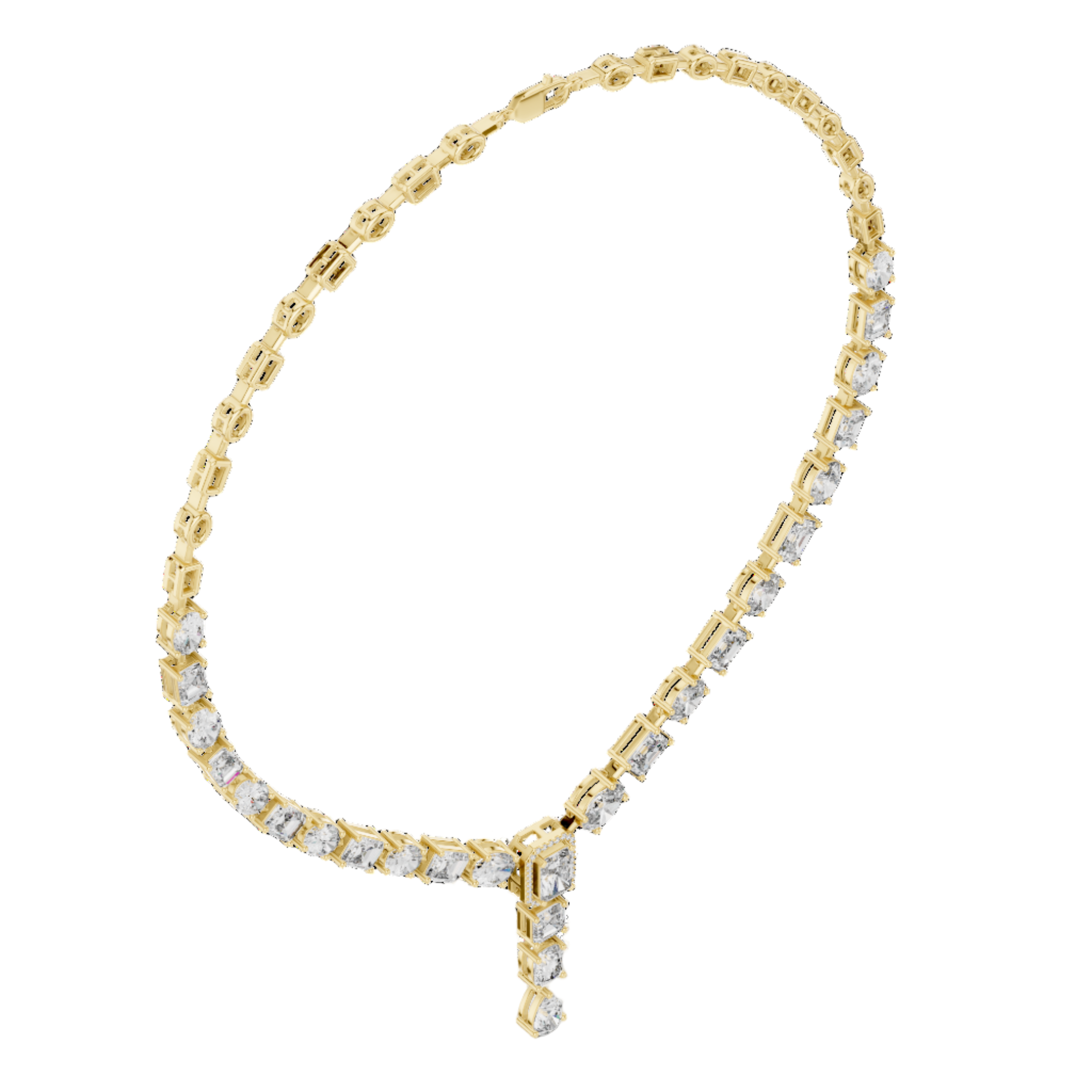 Regal Drop Diamond Necklace''