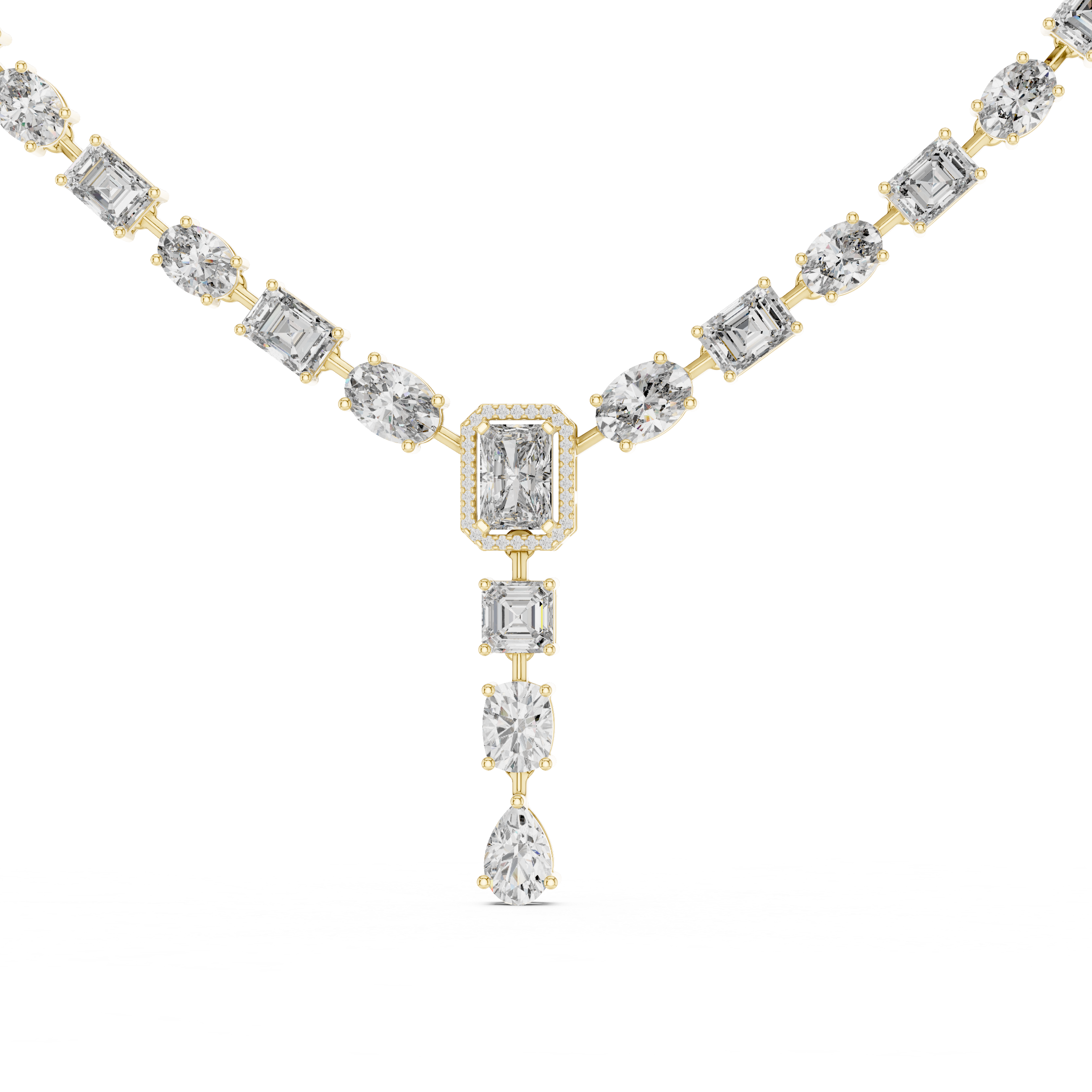 Regal Drop Diamond Necklace''