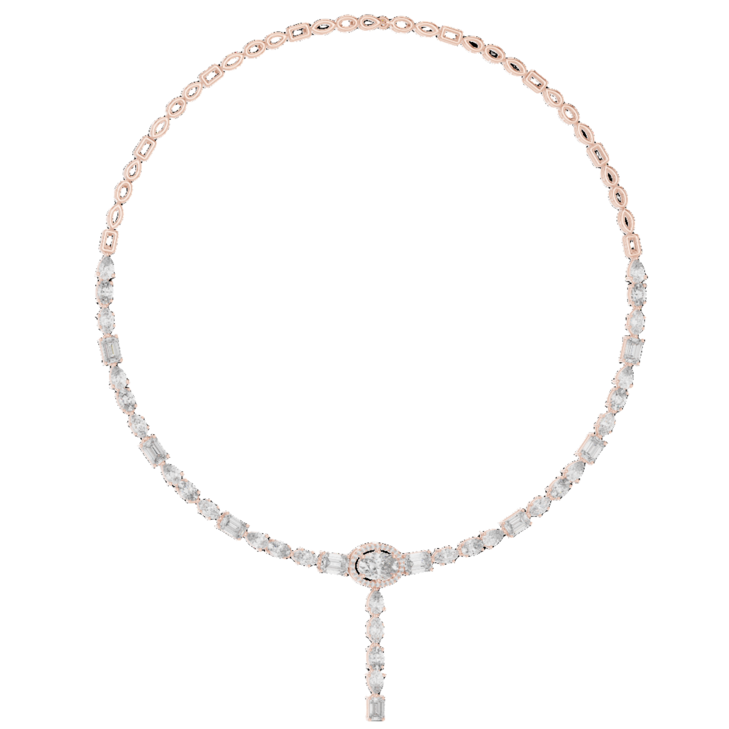 Celestial Radiance Drop Necklace