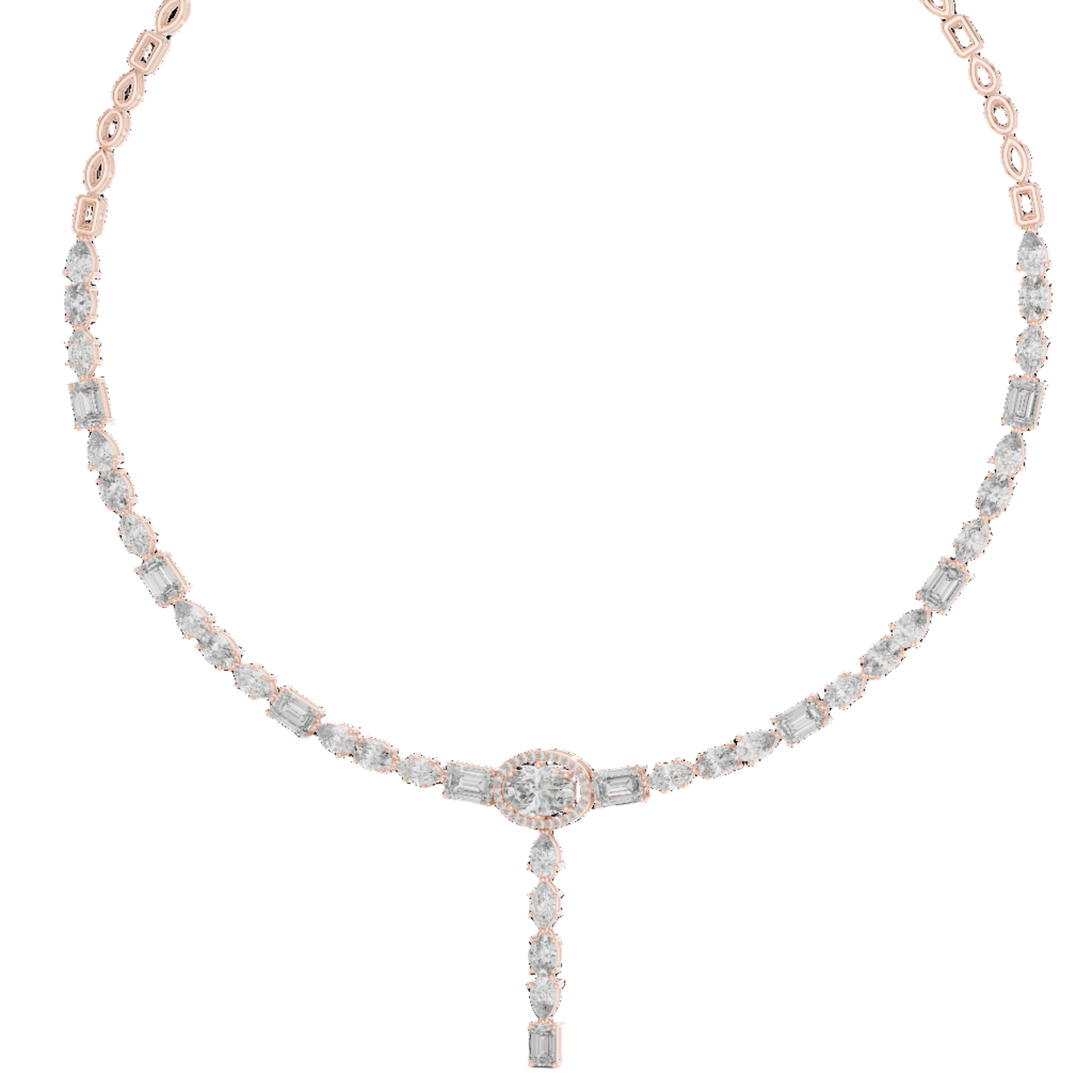 Celestial Radiance Drop Necklace