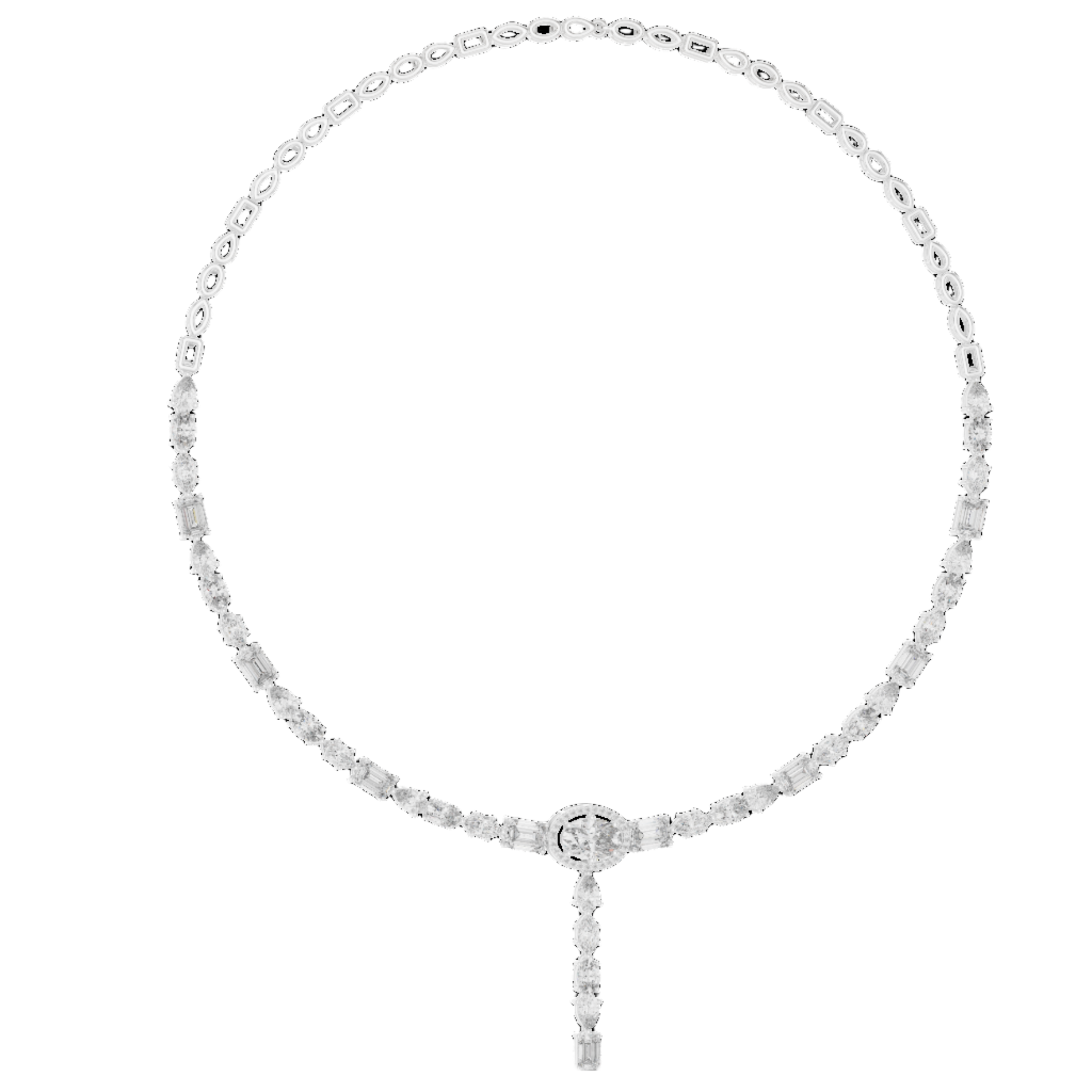 Celestial Radiance Drop Necklace