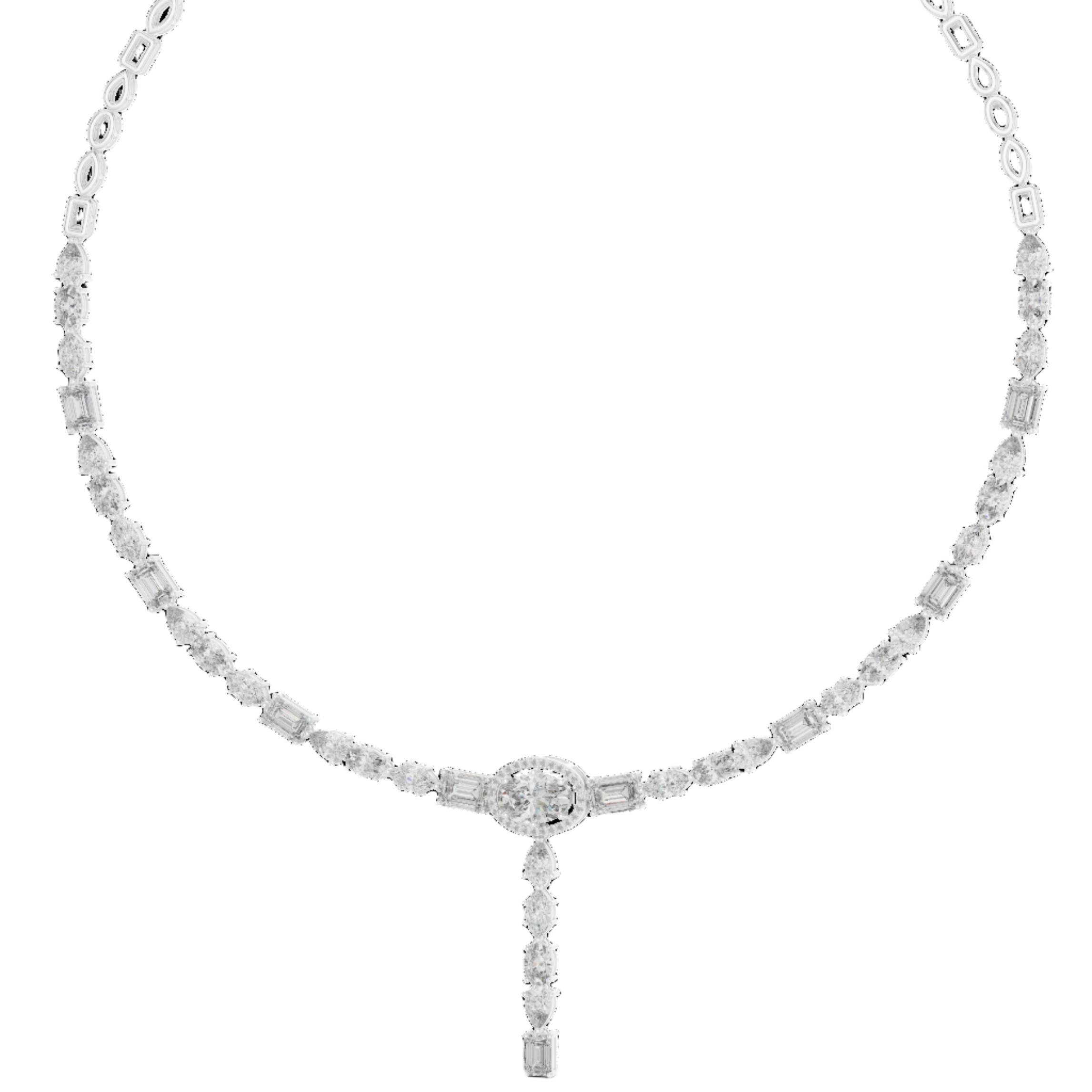 Celestial Radiance Drop Necklace