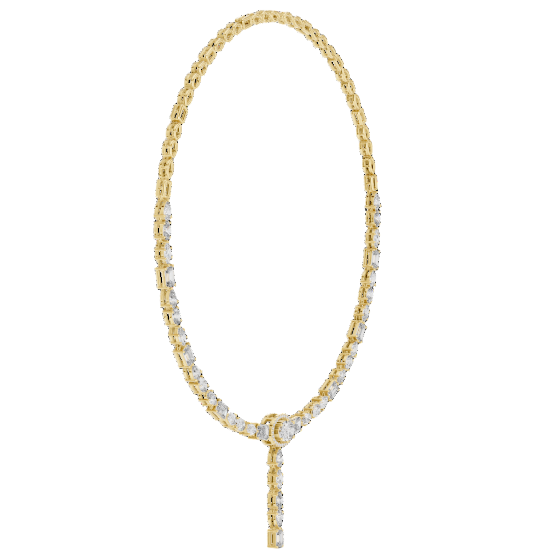 Celestial Radiance Drop Necklace