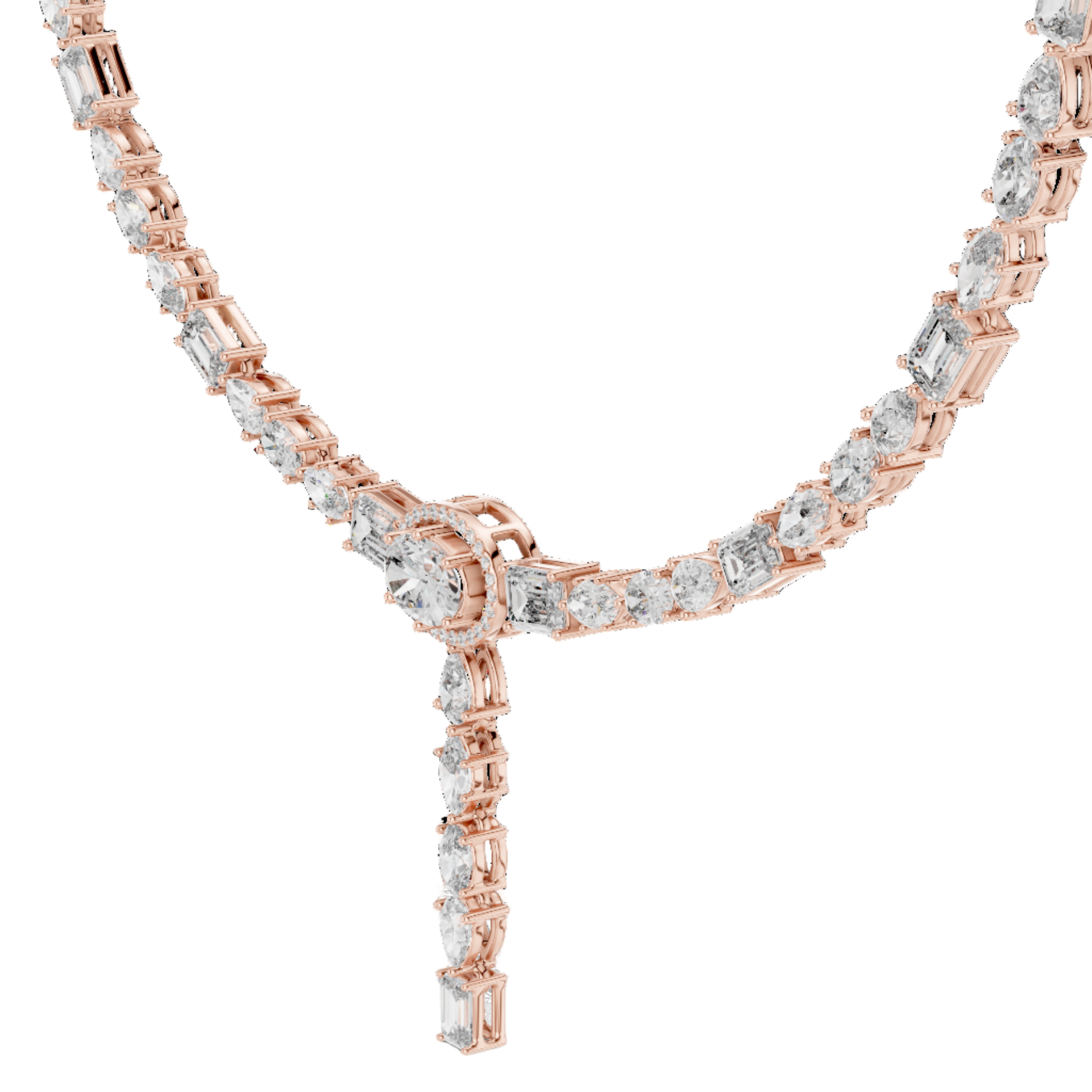 Golden Grace Diamond Necklace