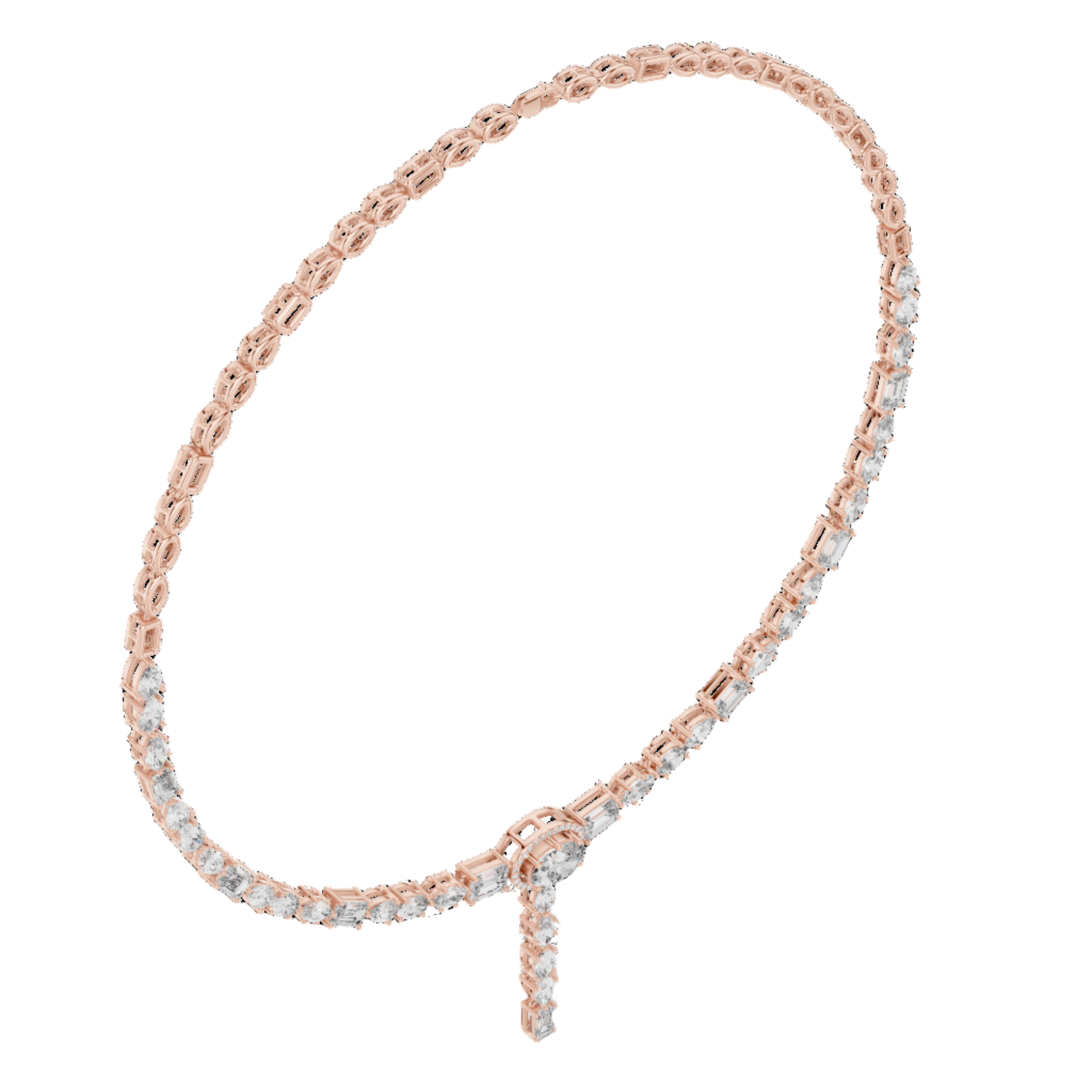 Golden Grace Diamond Necklace