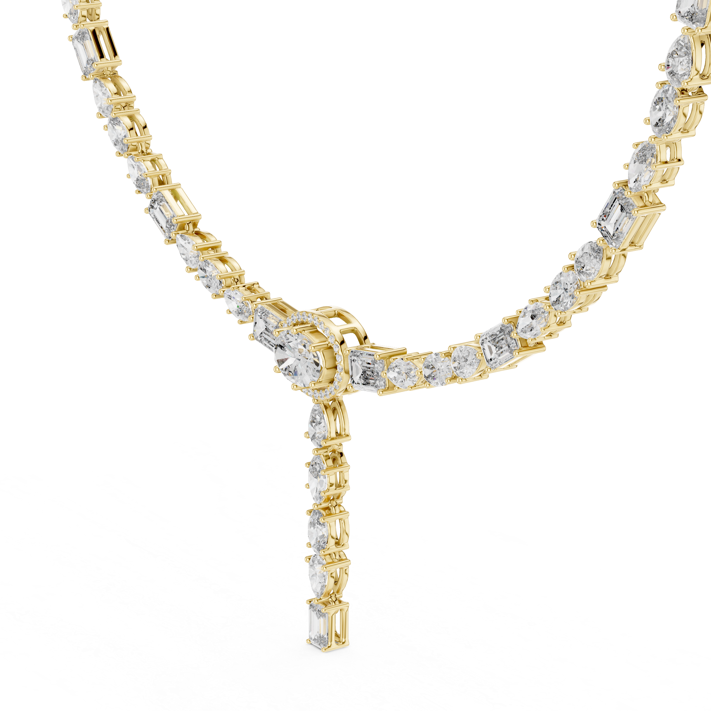 Golden Grace Diamond Necklace