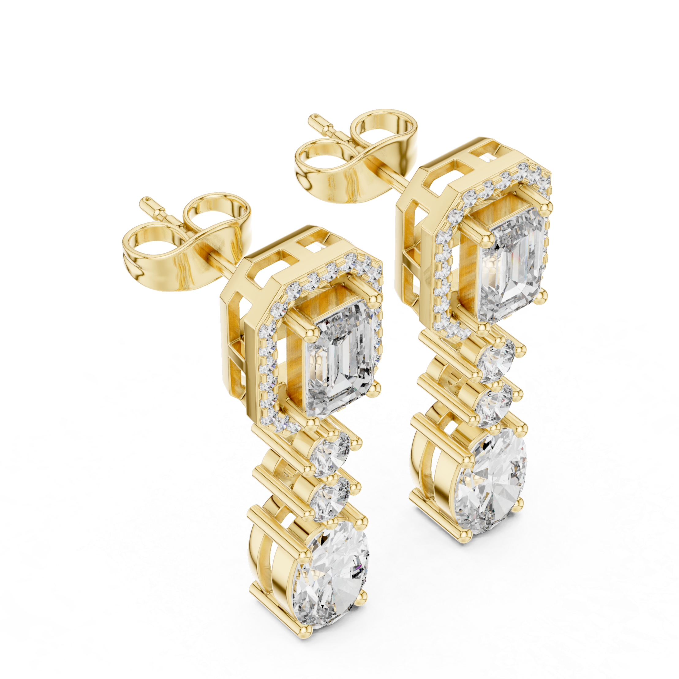 Royal Halo Statement Earrings