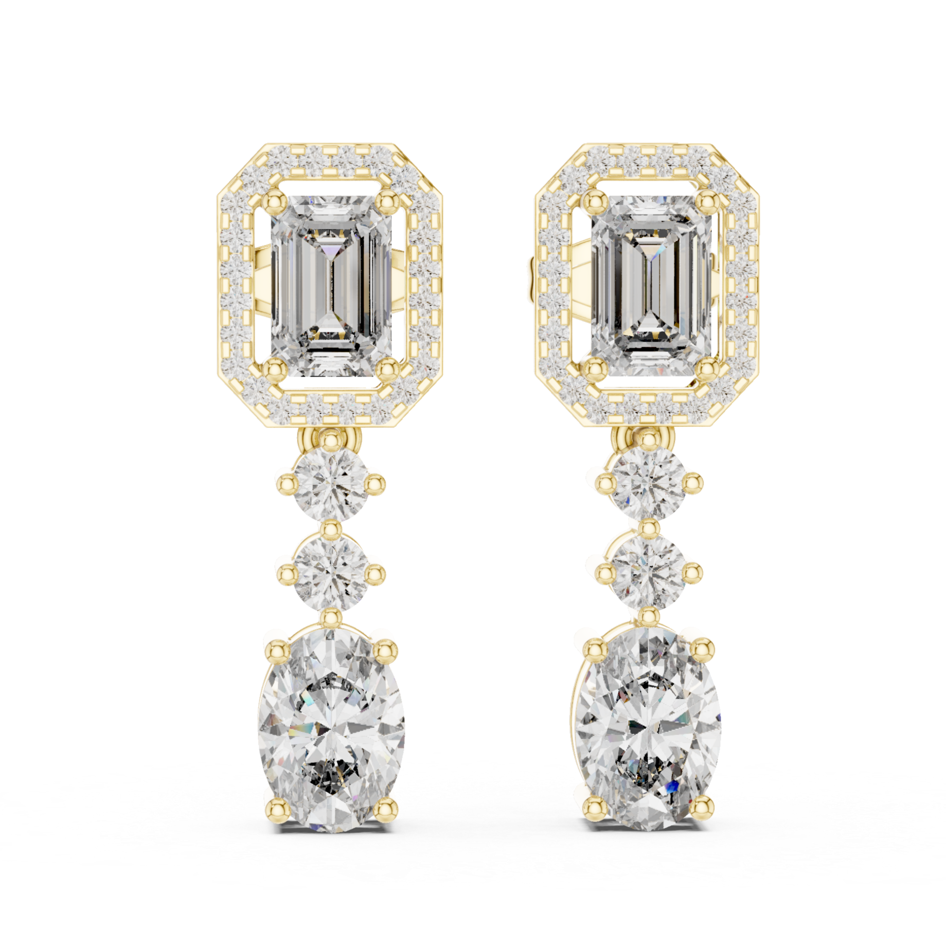 Royal Halo Statement Earrings