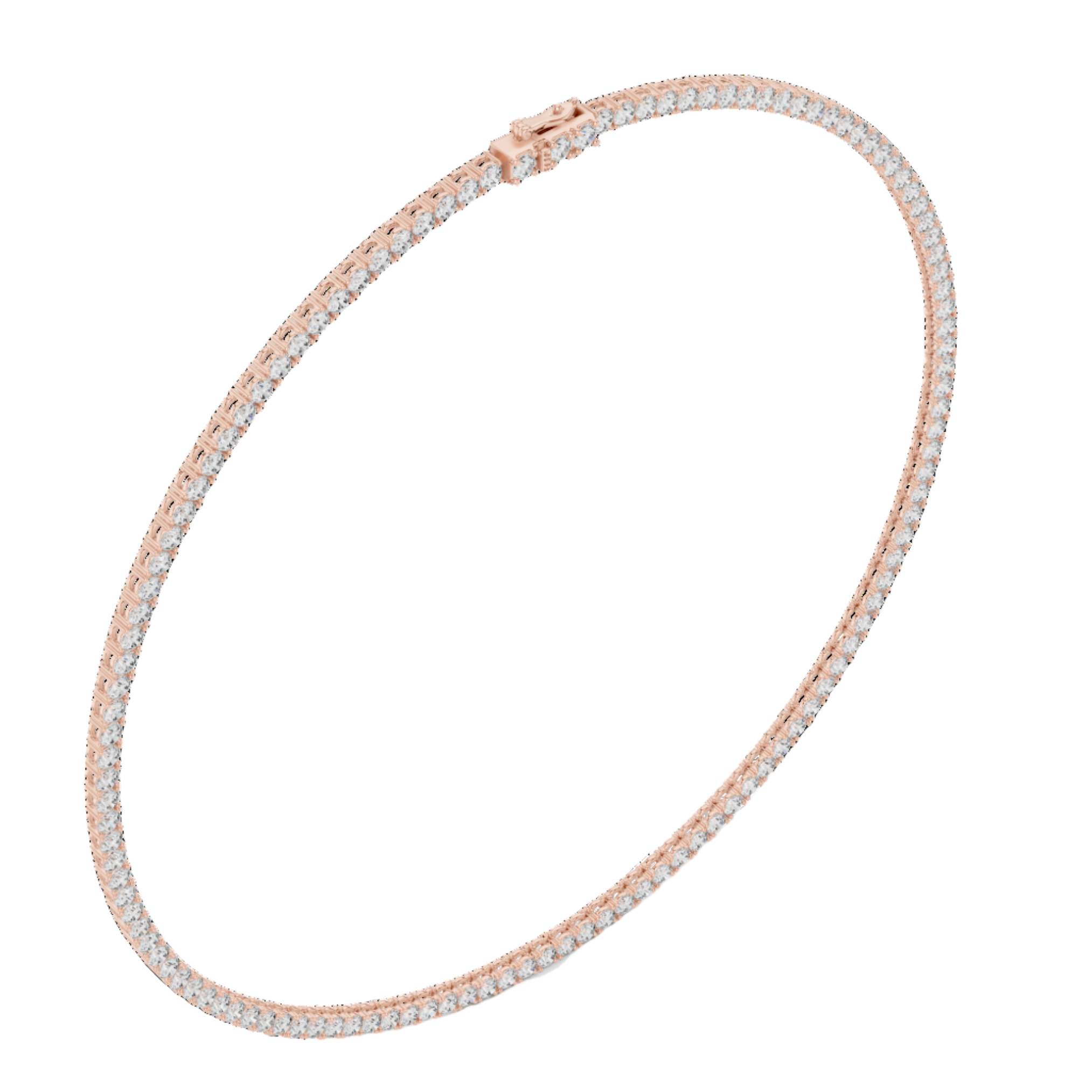 Lustrous Line Diamond Necklace