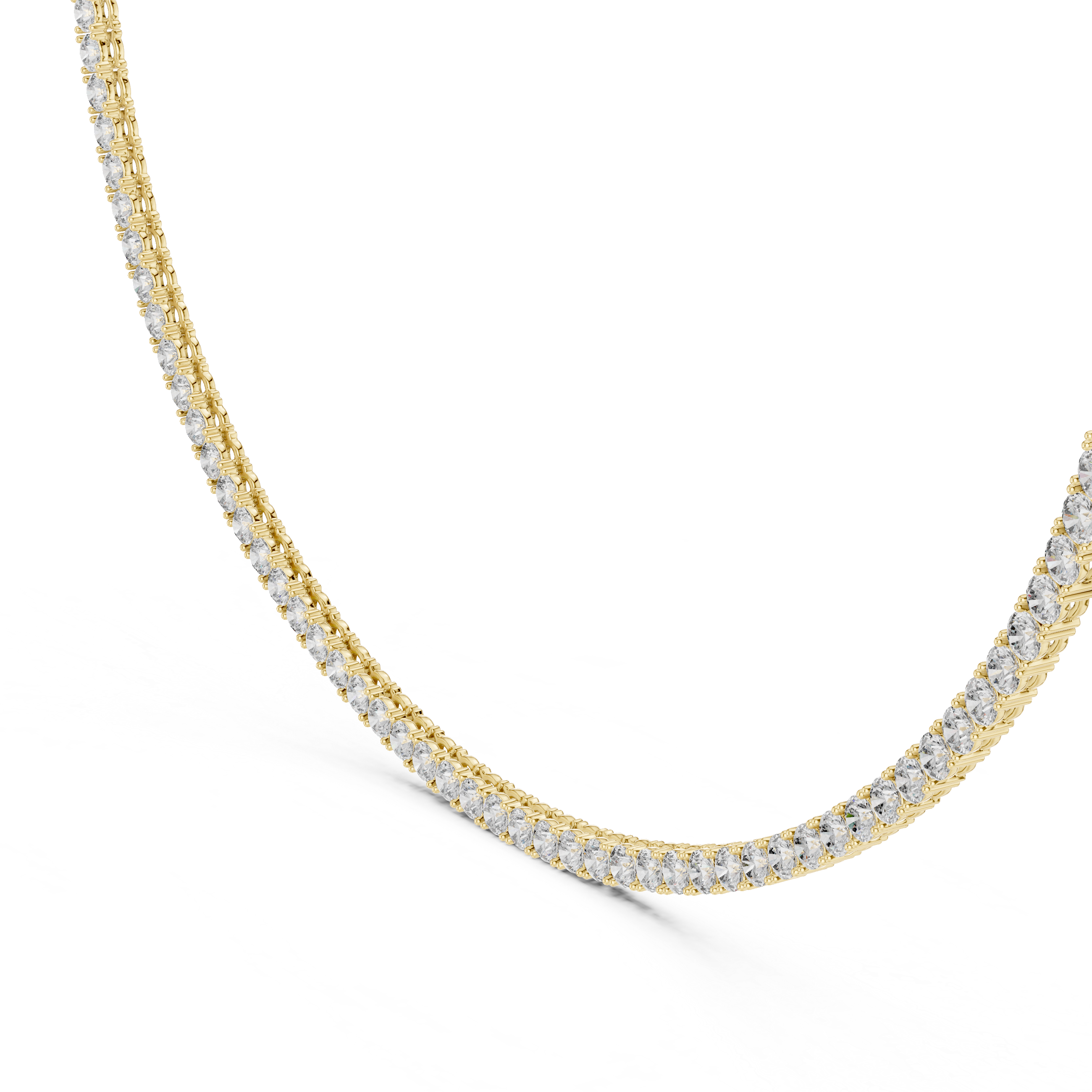 Lustrous Line Diamond Necklace
