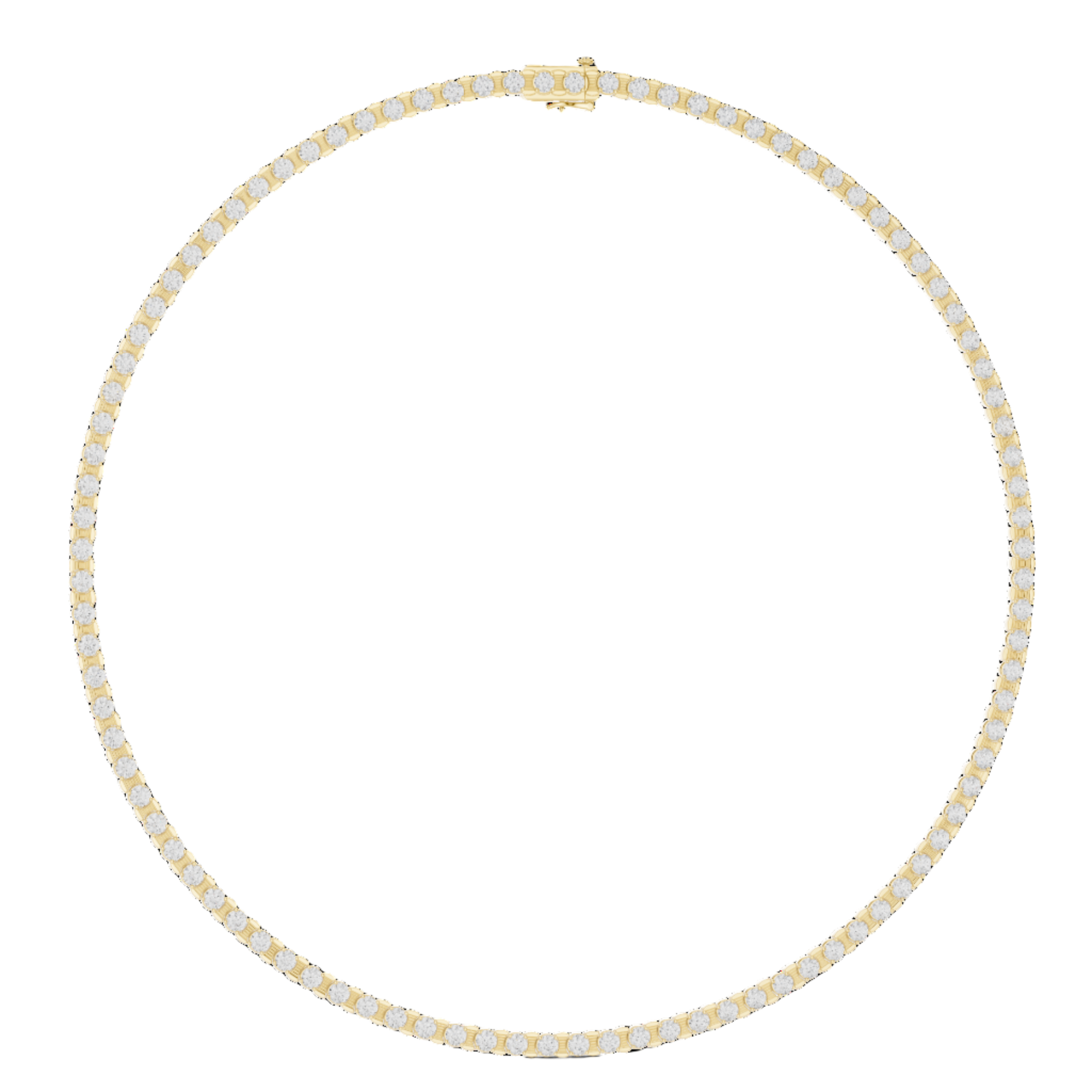 Celestial Glow Bezel Necklace