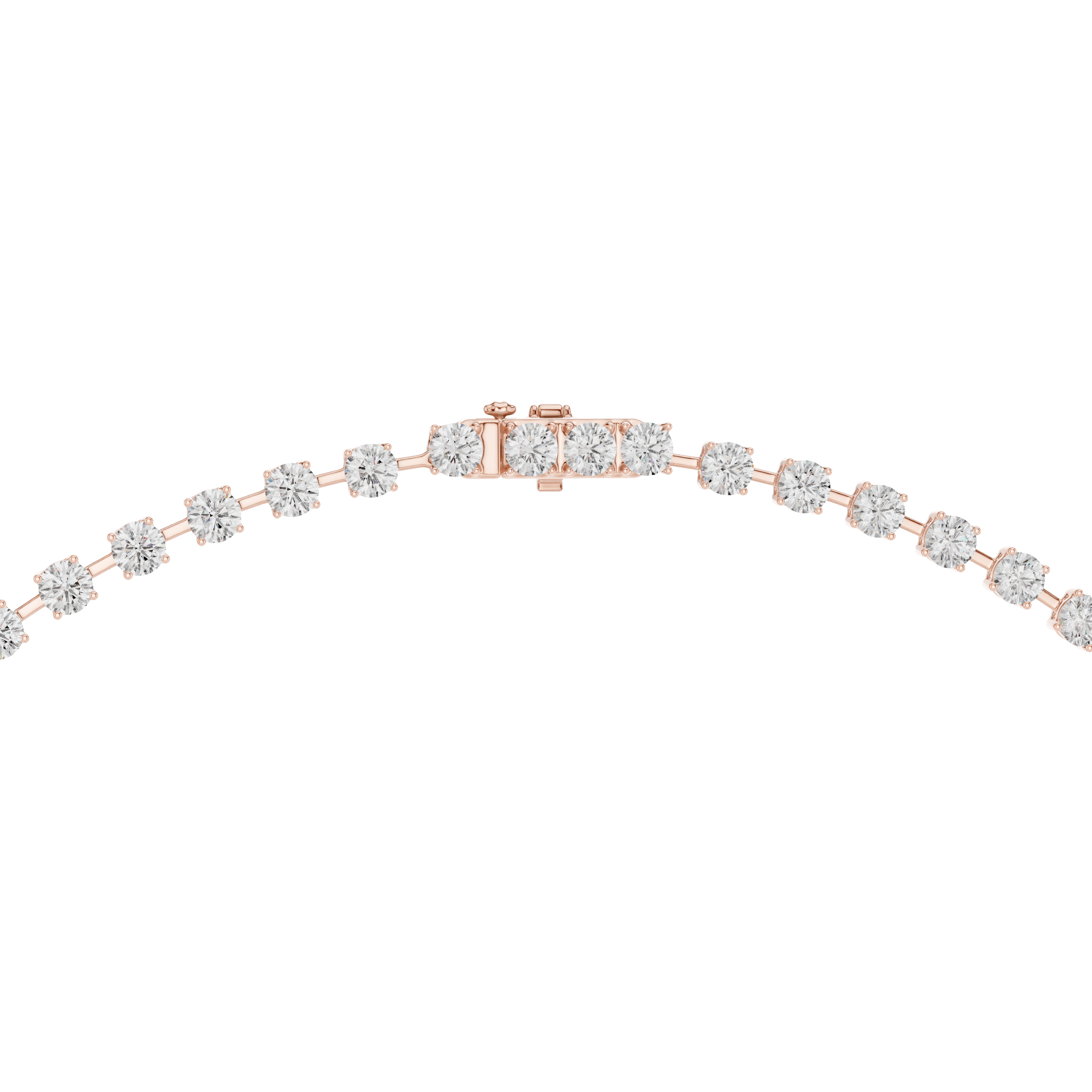 Radiant Tear Diamond Necklace