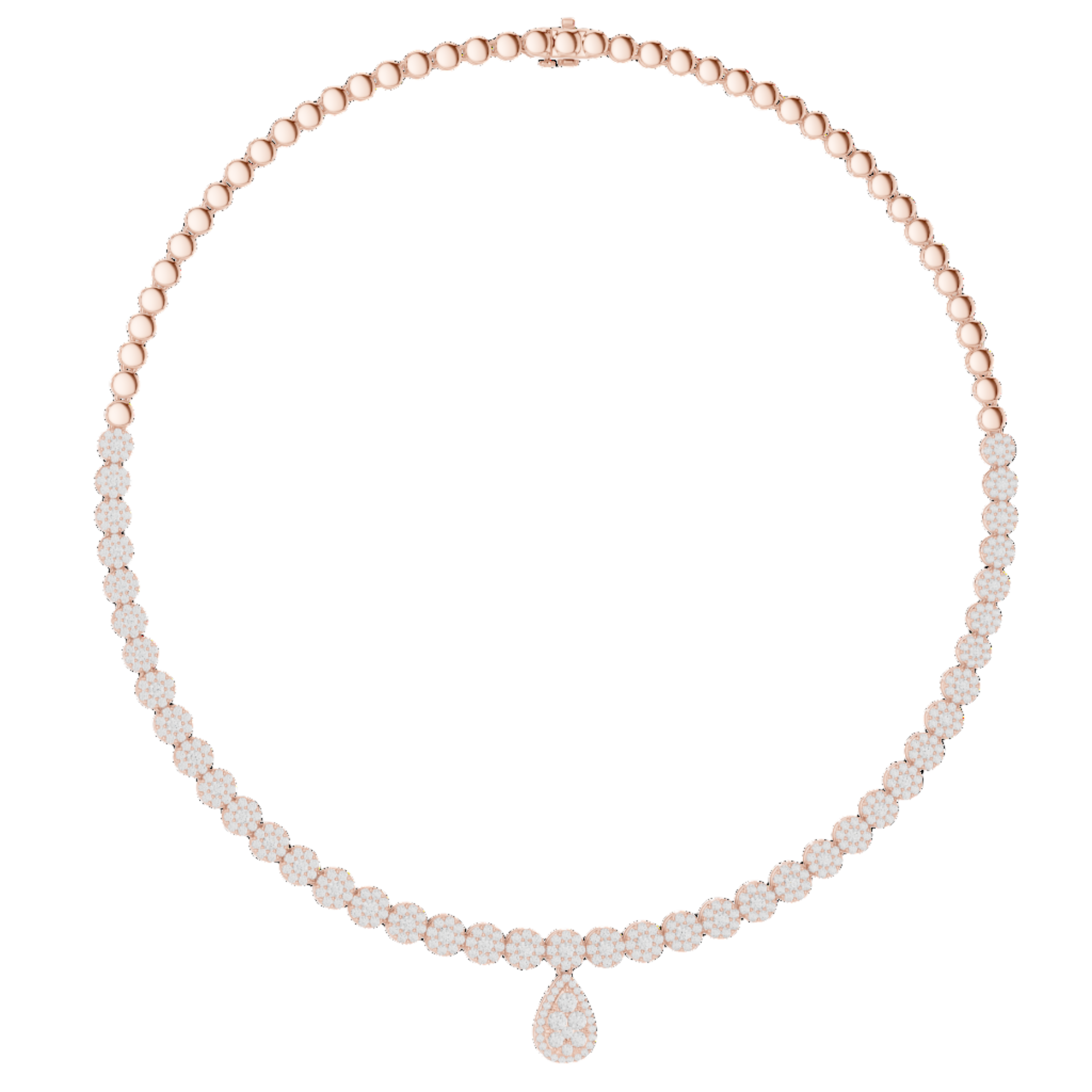 Eternal Radiance Teardrop Necklace