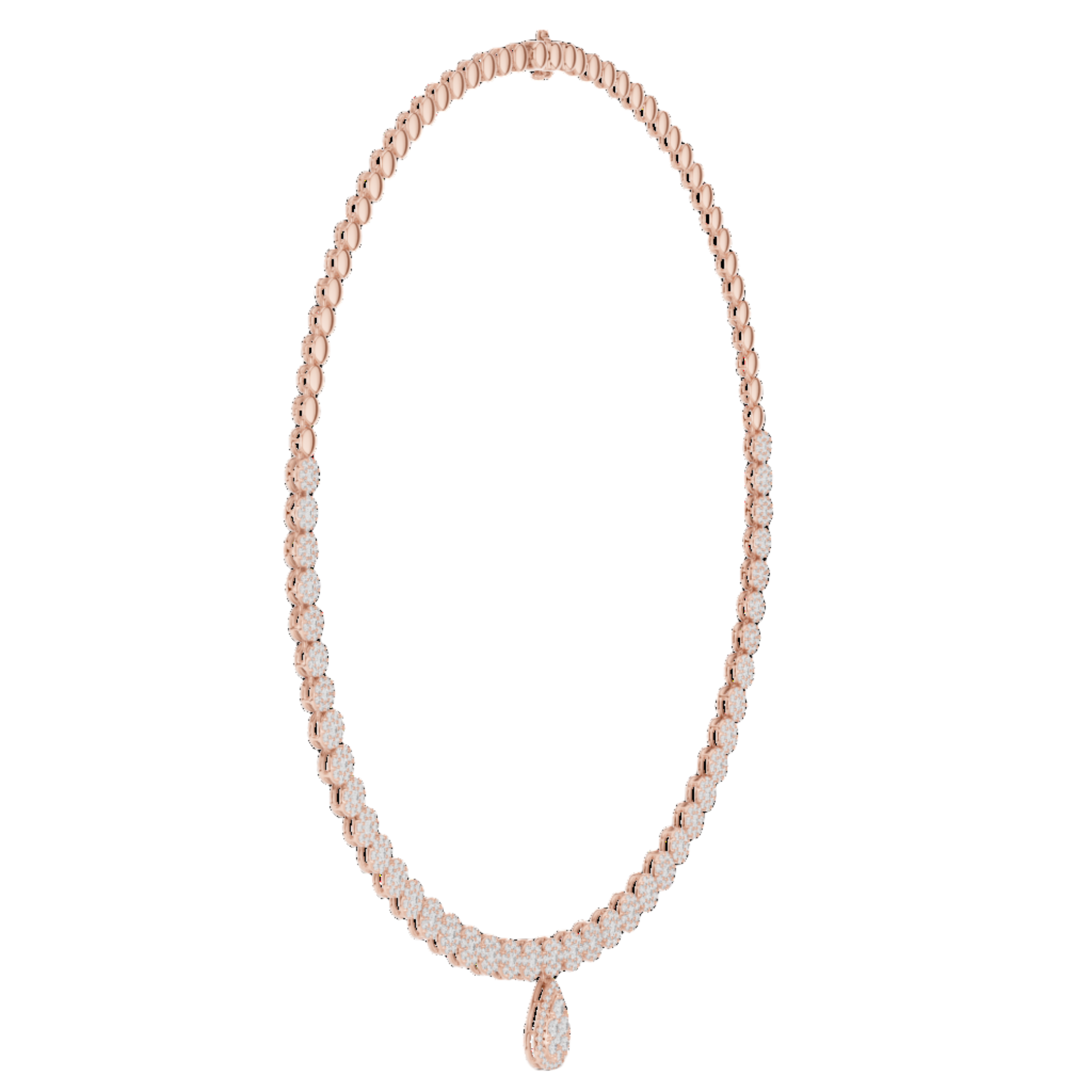 Eternal Radiance Teardrop Necklace