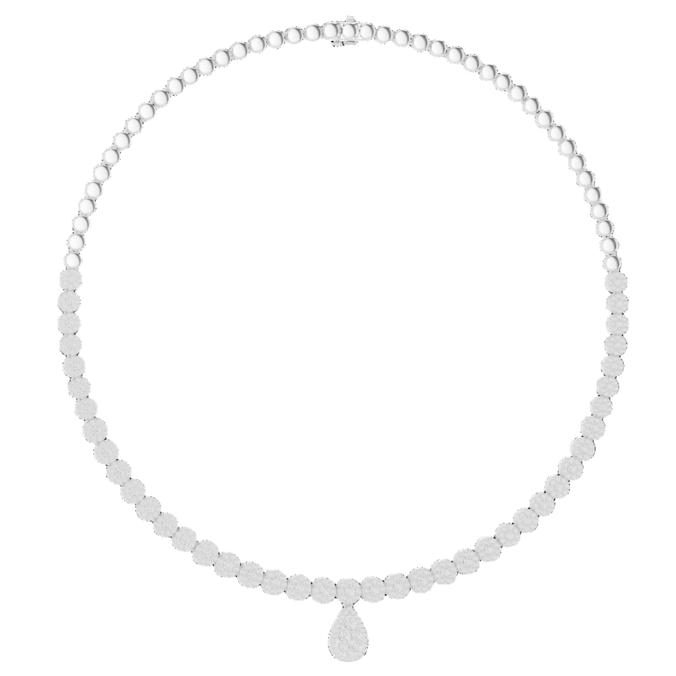 Eternal Radiance Teardrop Necklace