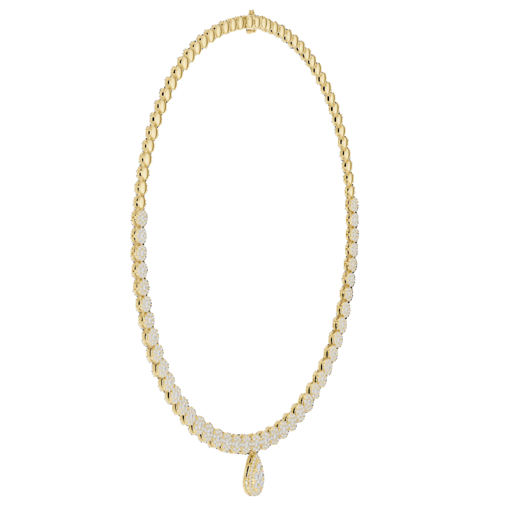 Eternal Radiance Teardrop Necklace