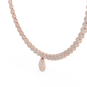 TearDrop Elegance Diamond Necklace