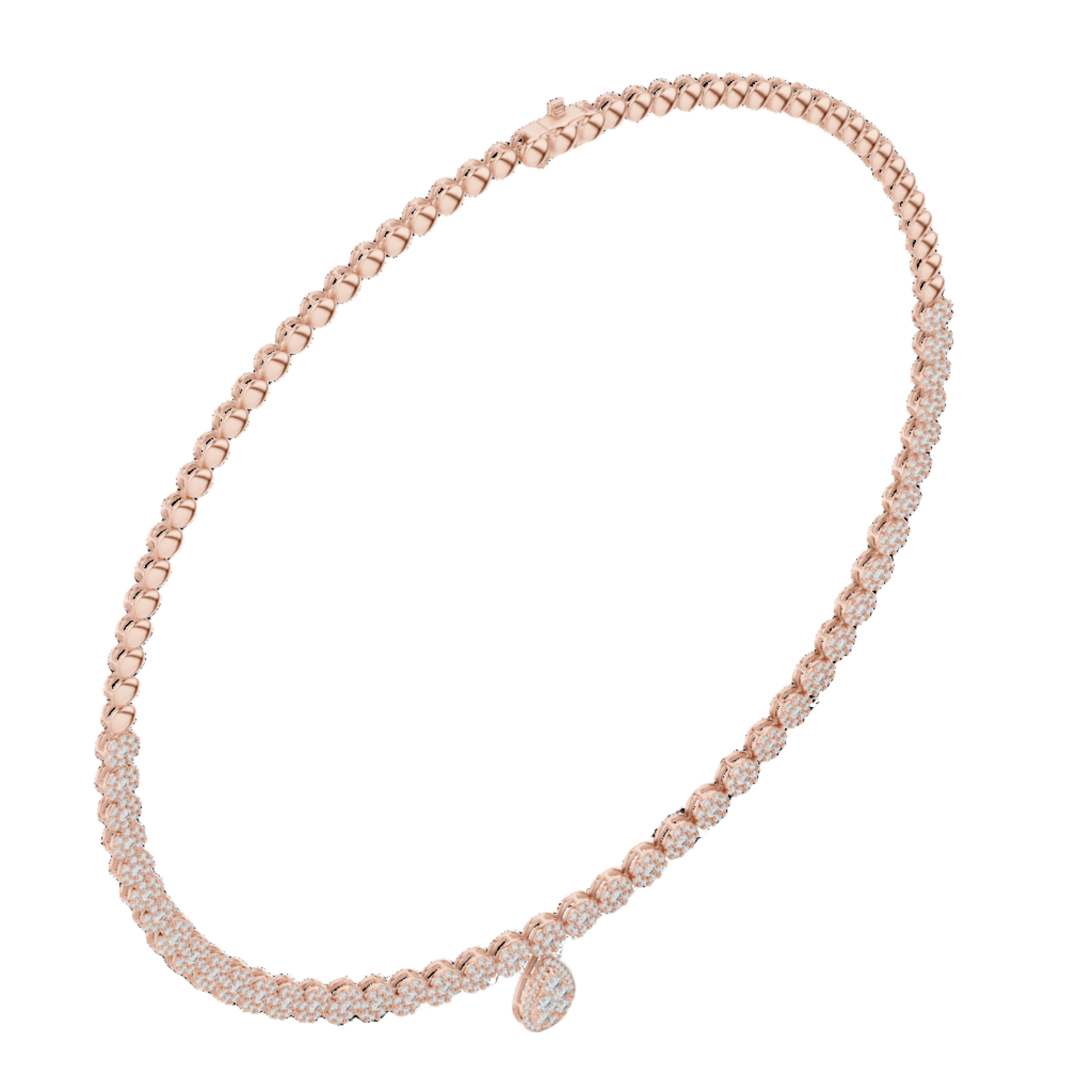 TearDrop Elegance Diamond Necklace