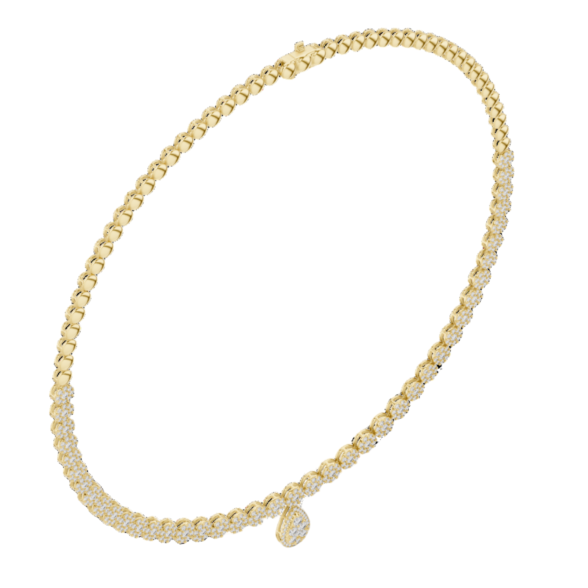 TearDrop Elegance Diamond Necklace