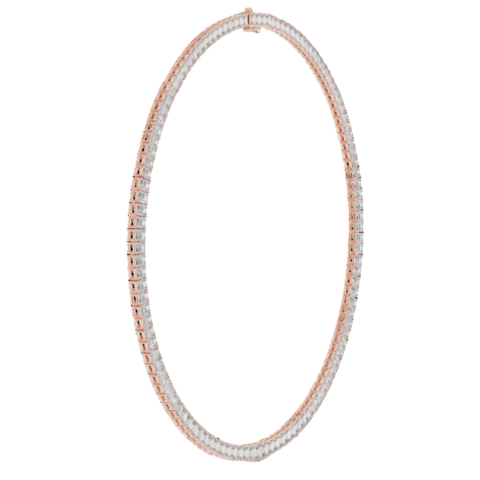 Brilliantly Crafted Diamond Tennis Necklace