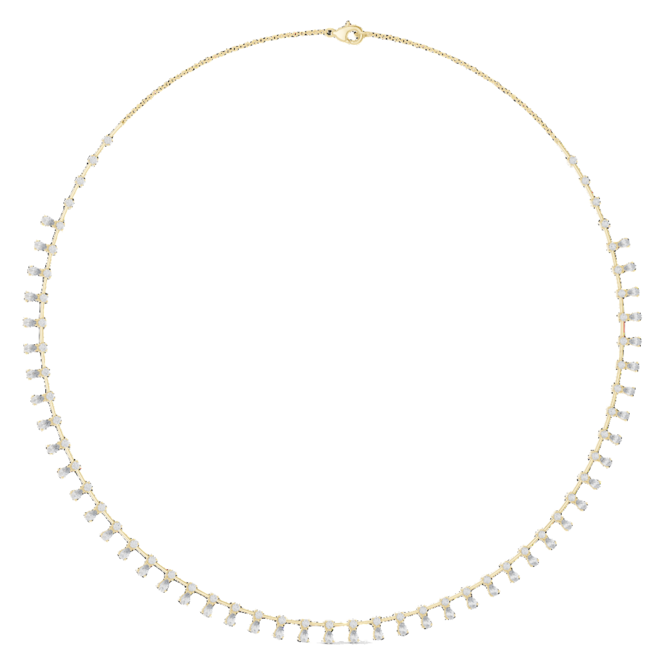 Sparkling Cascade Diamond Necklace