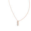 Three-Stone Round Diamond Pendant