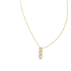 Three-Stone Round Diamond Pendant