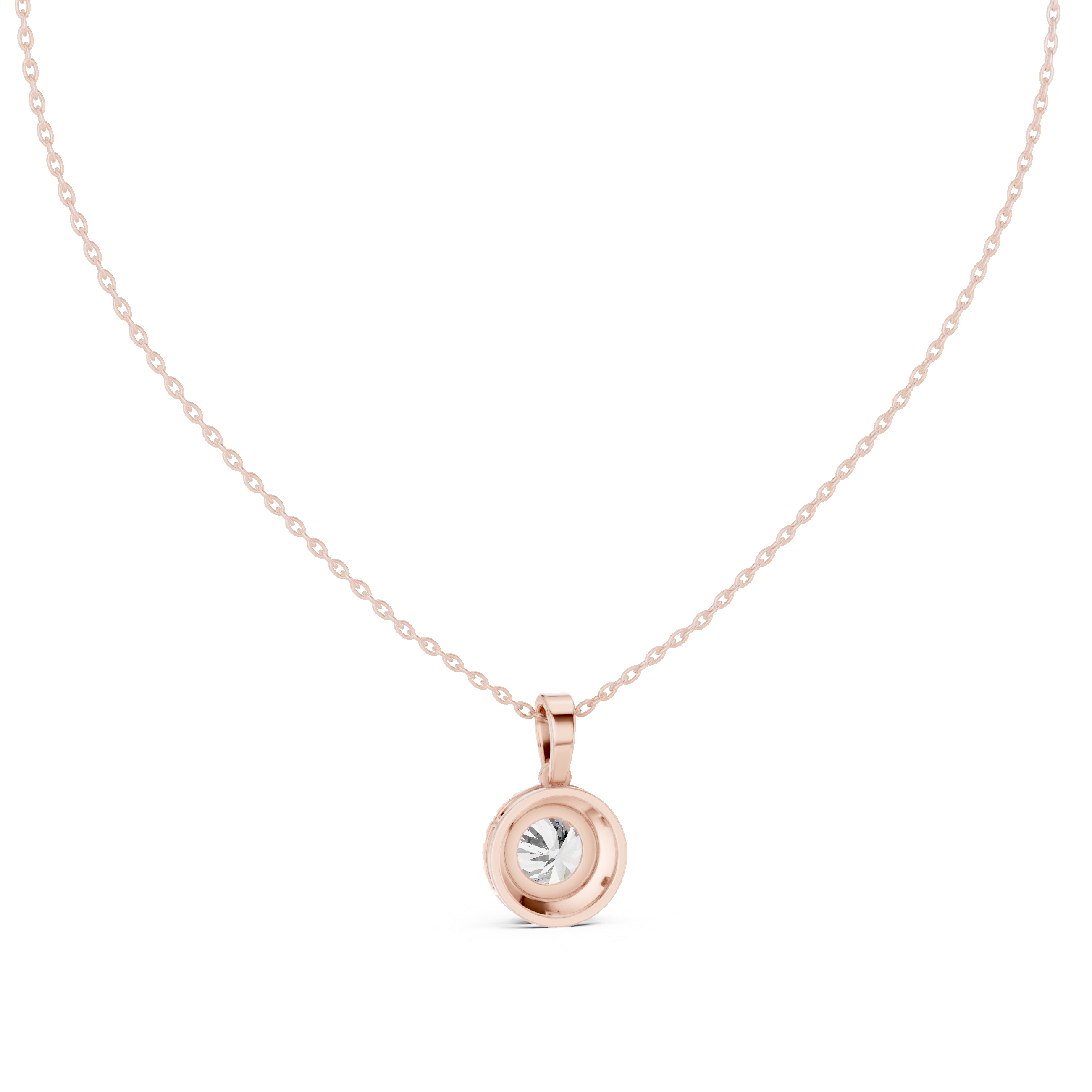 Dazzling Round Diamond Pendant