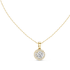 Dazzling Round Diamond Pendant
