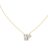 Three Distinct Diamond Cuts Pendant