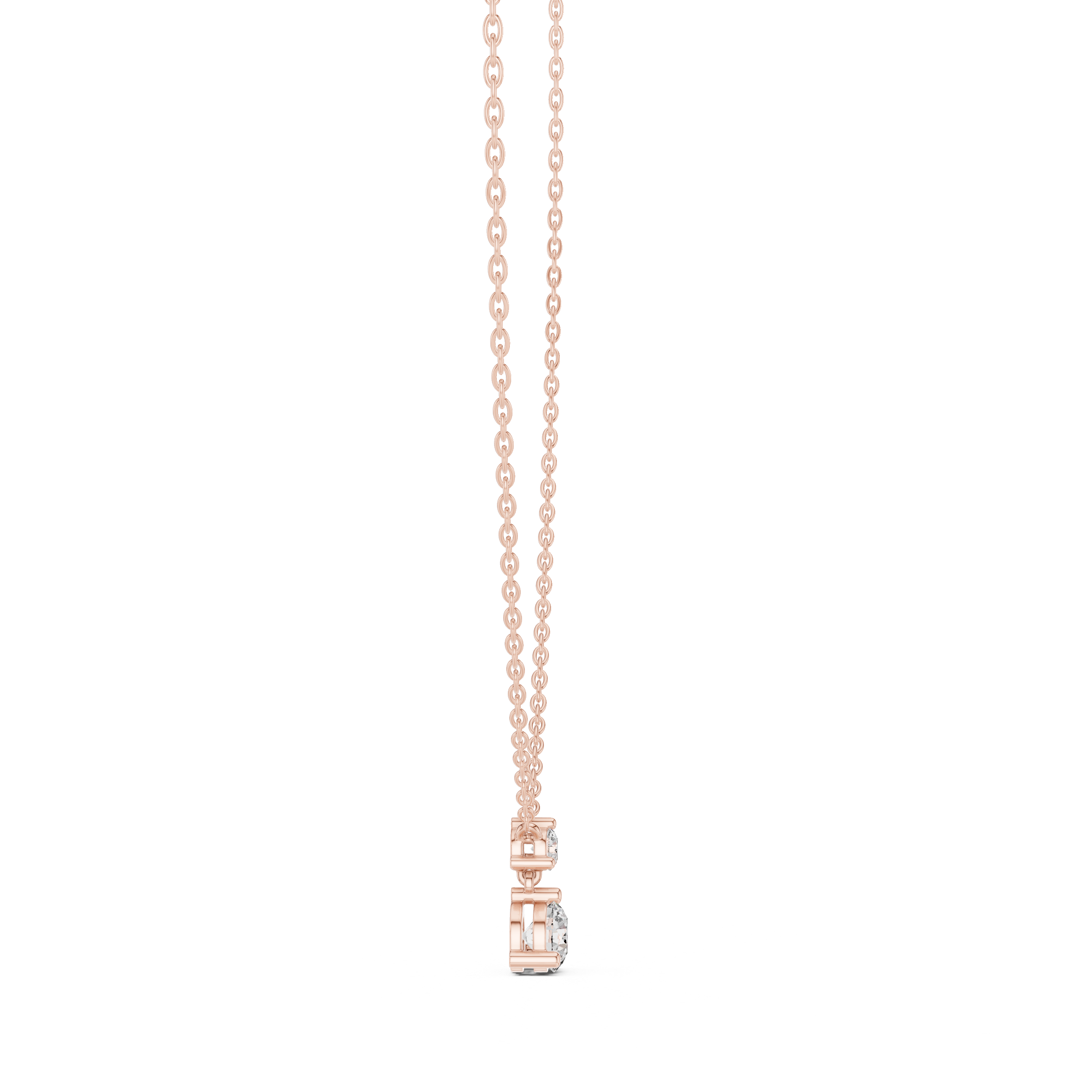 Two-Round Diamond Pendant