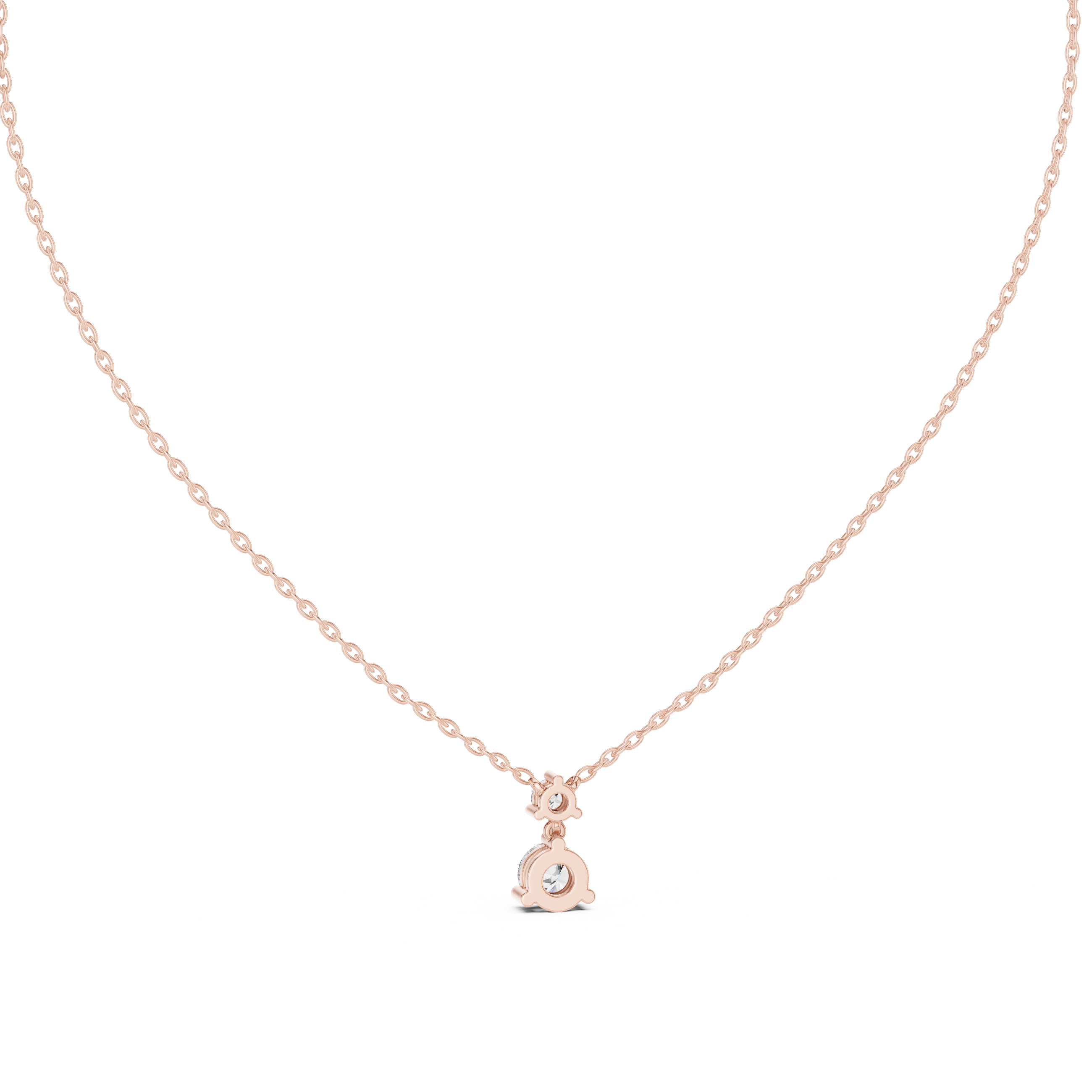 Two-Round Diamond Pendant