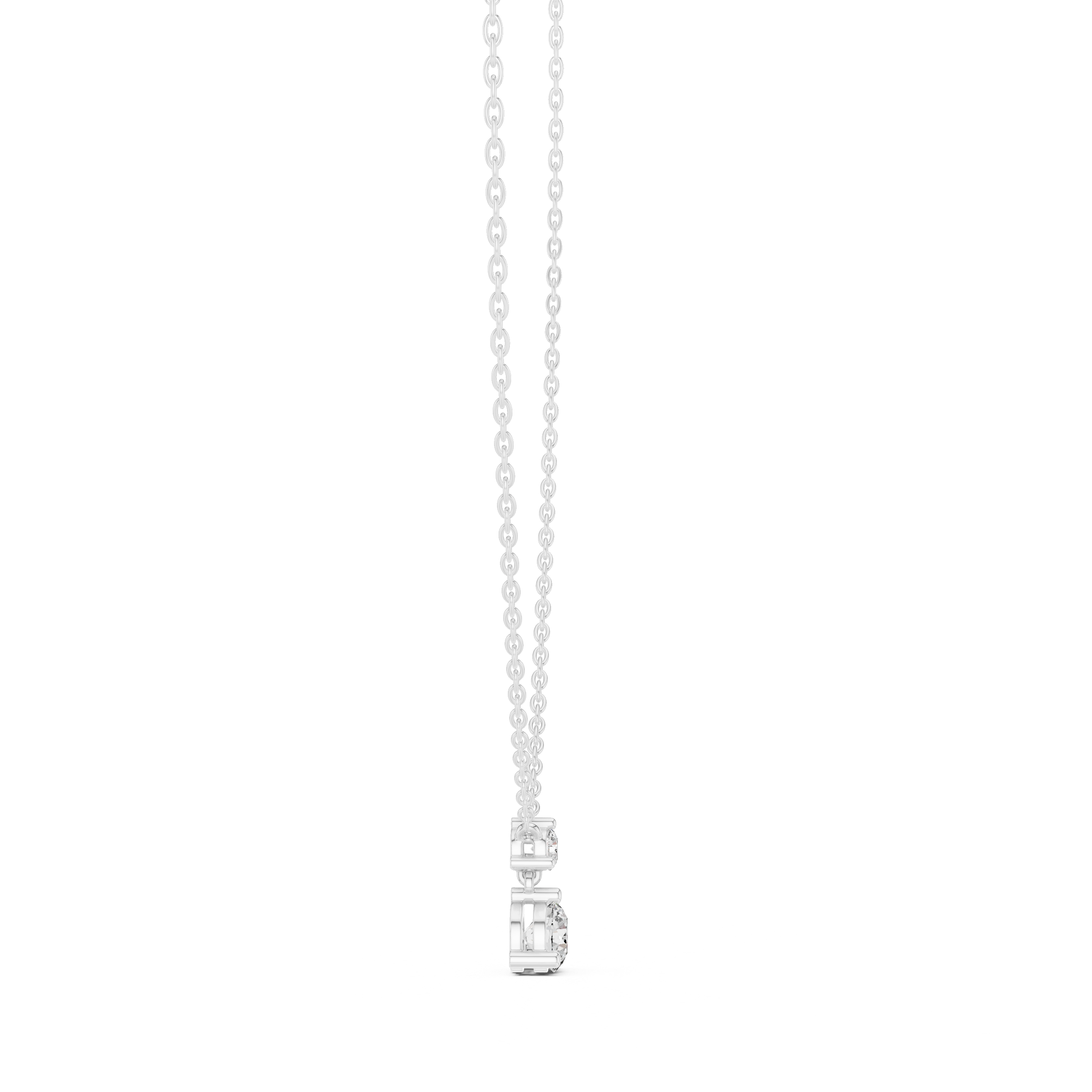 Two-Round Diamond Pendant