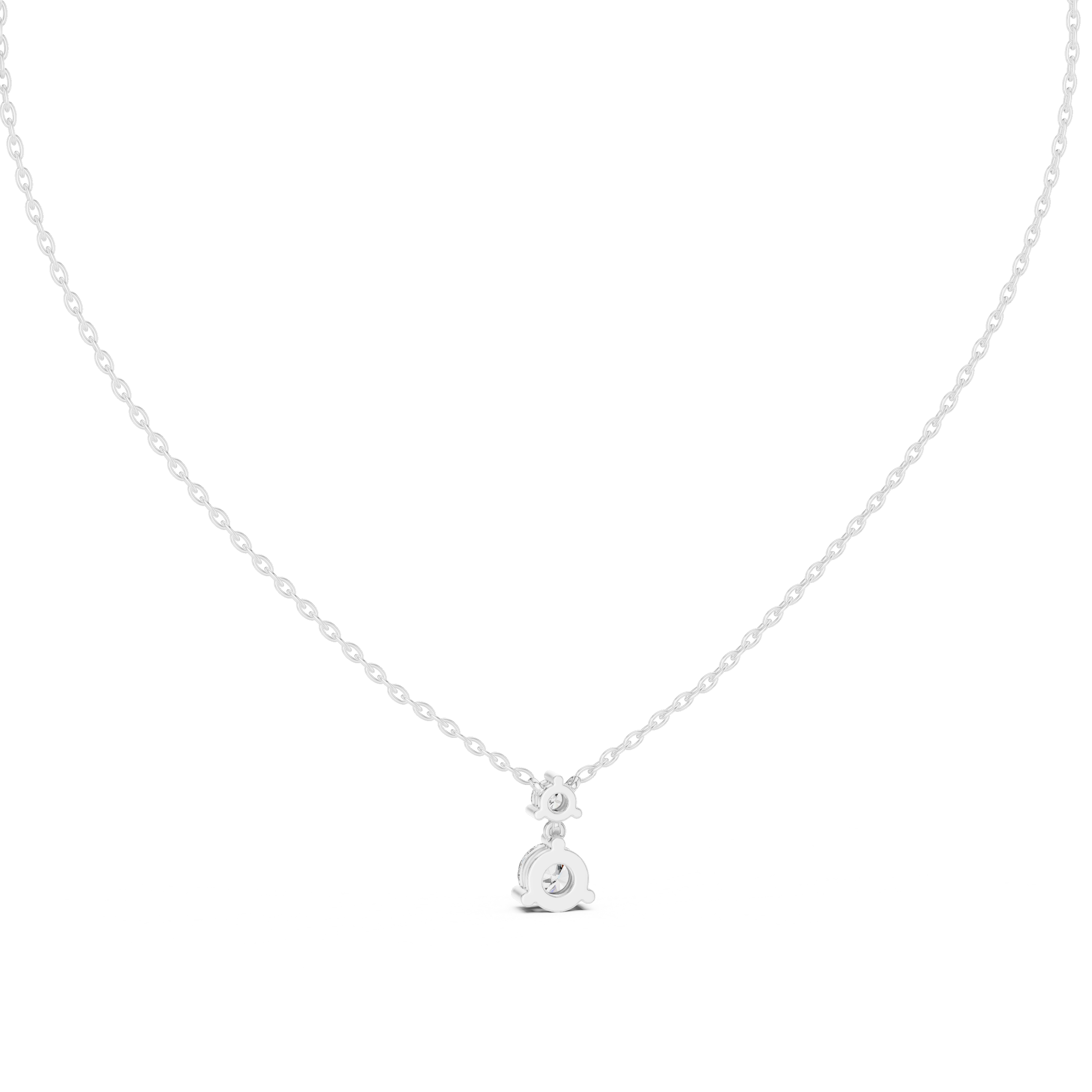 Two-Round Diamond Pendant