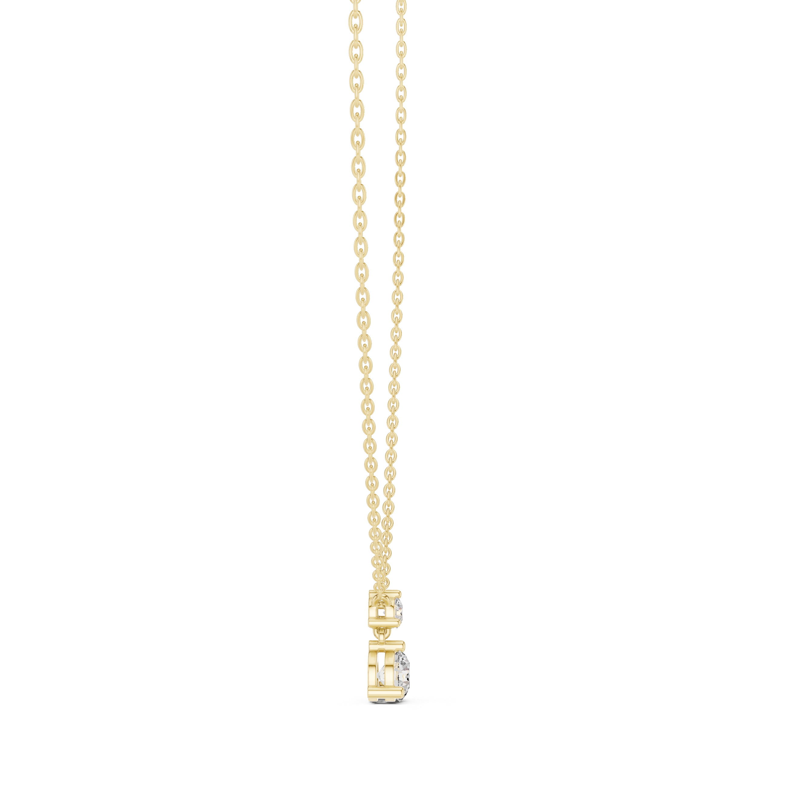 Two-Round Diamond Pendant