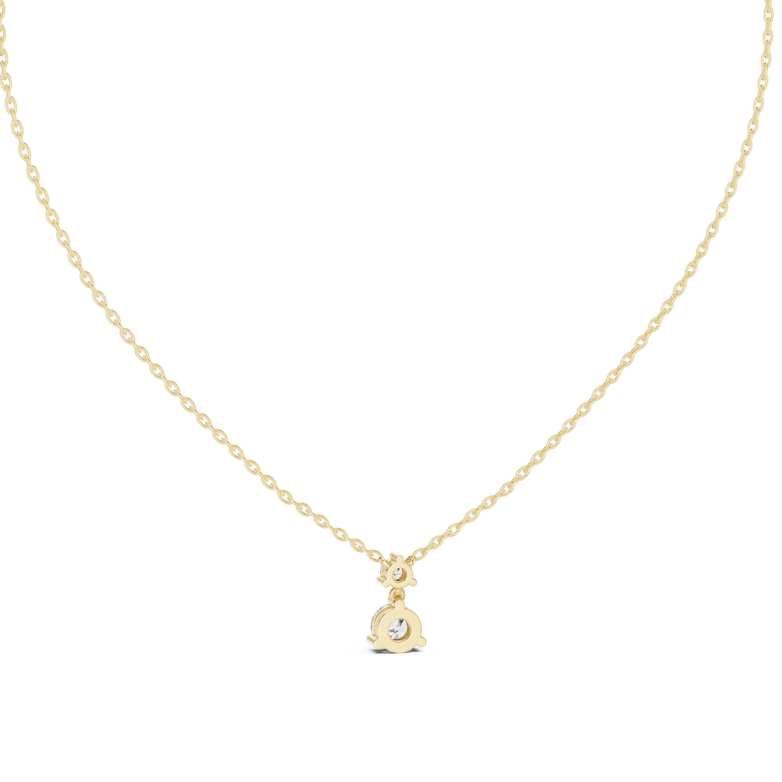 Two-Round Diamond Pendant