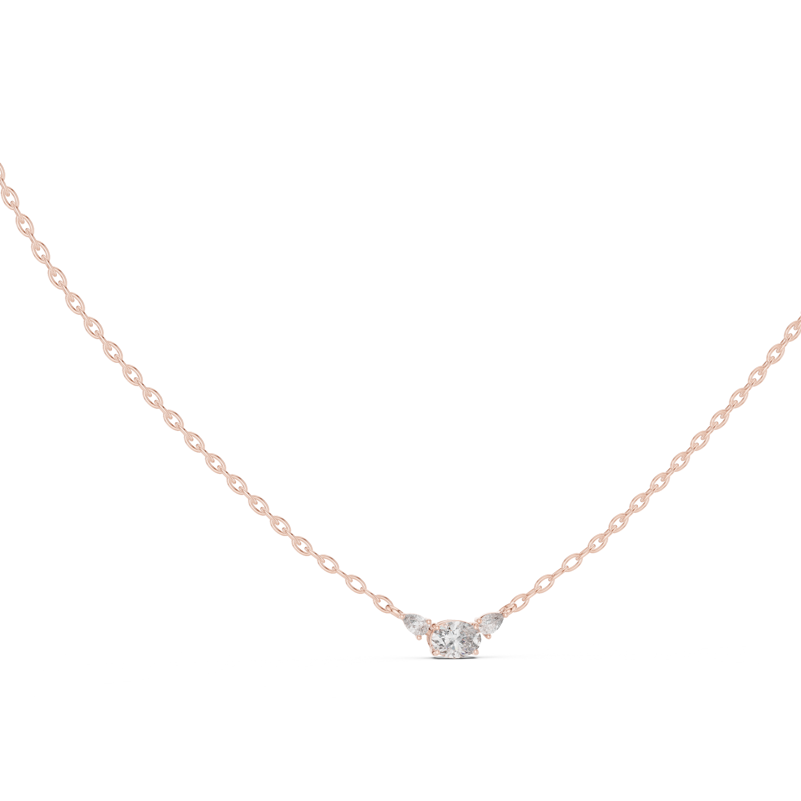 Three-Stone Diamond Pendant