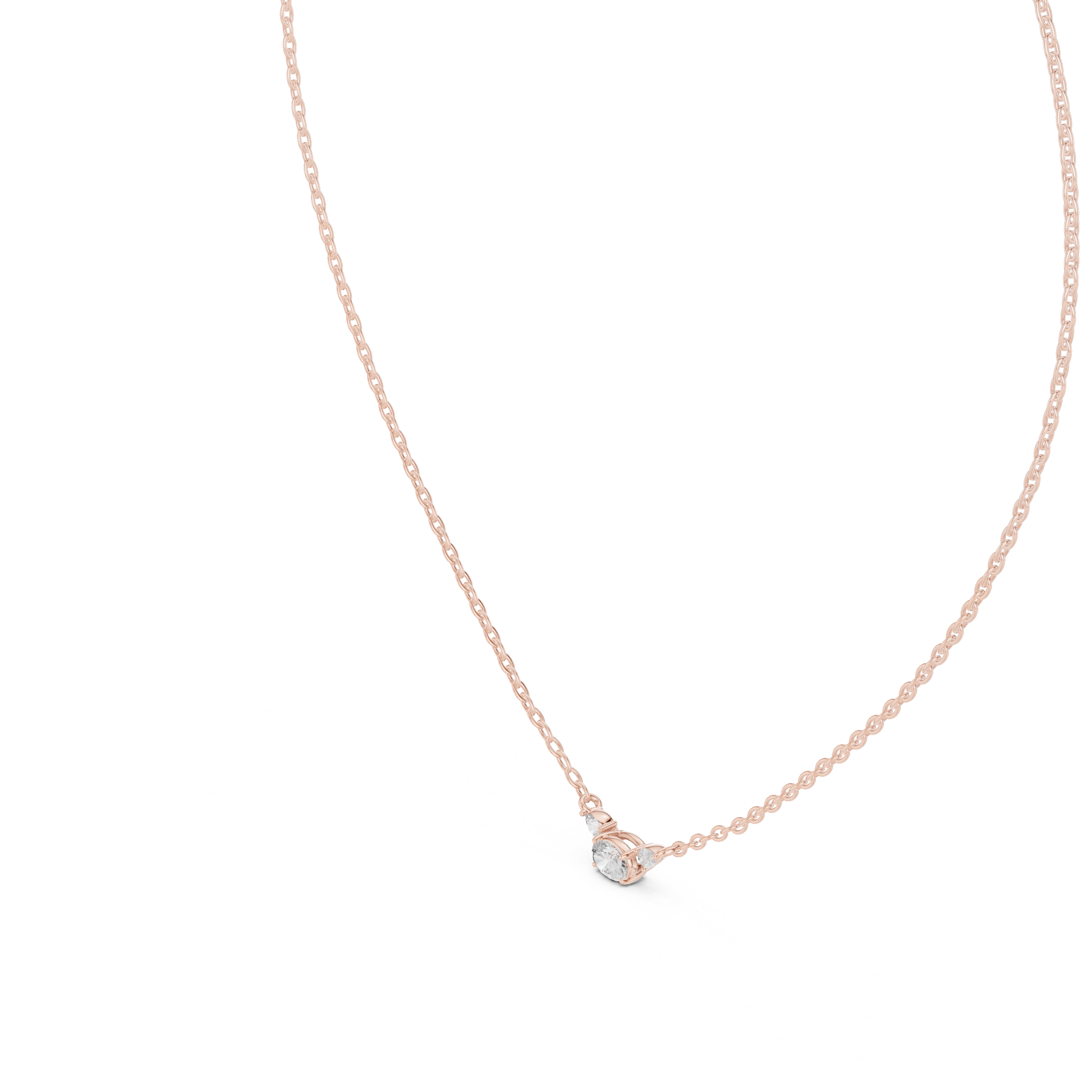 Three-Stone Diamond Pendant