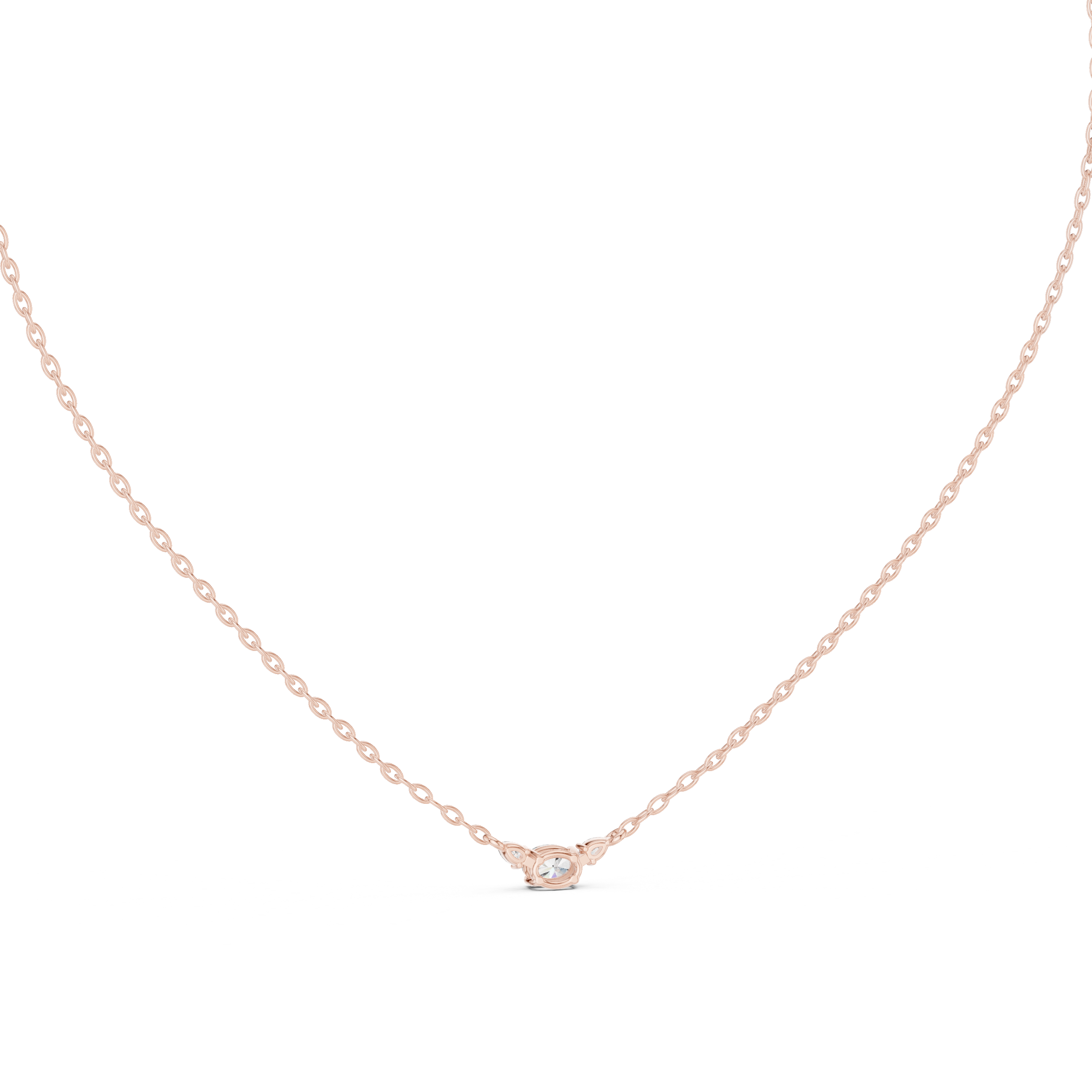 Three-Stone Diamond Pendant