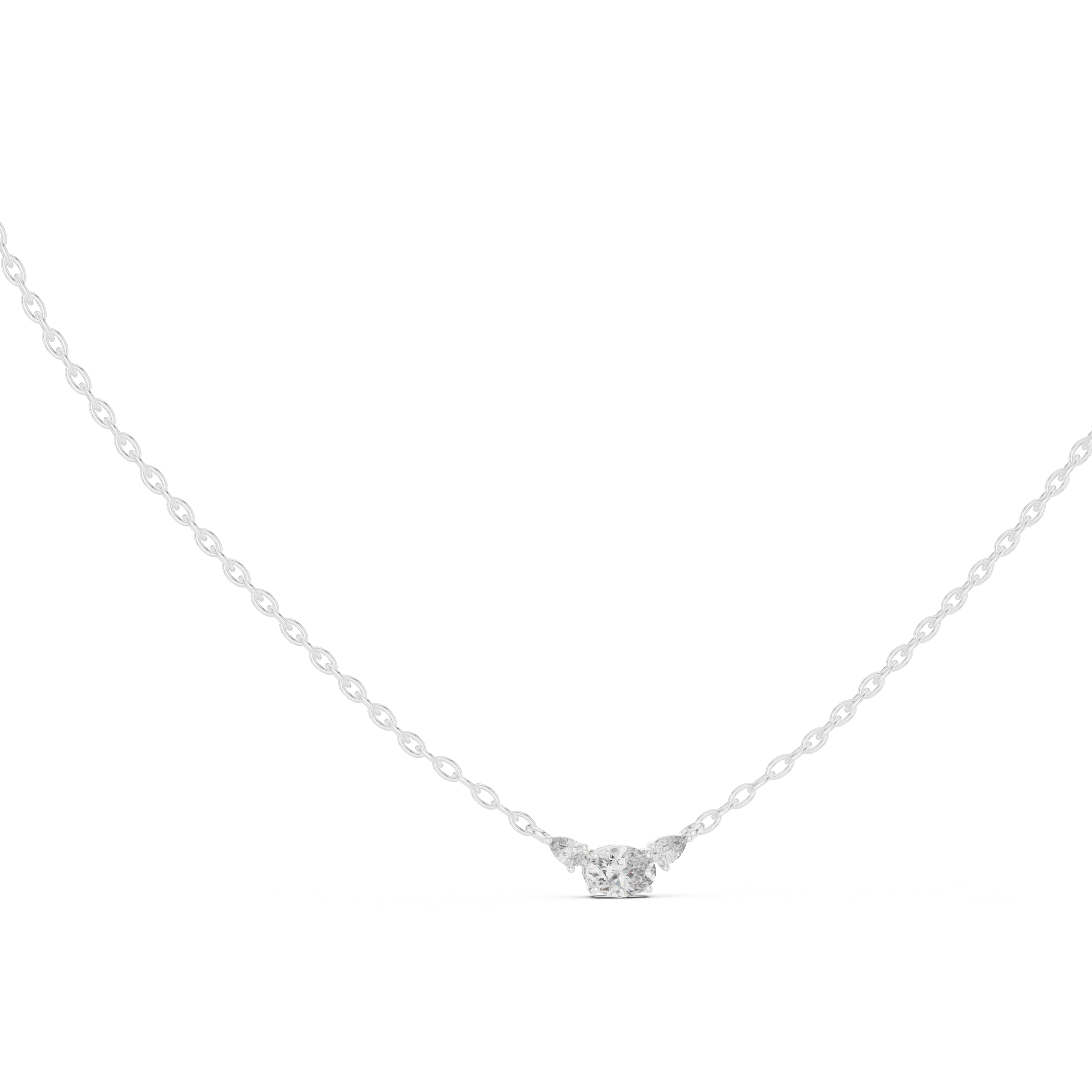 Three-Stone Diamond Pendant