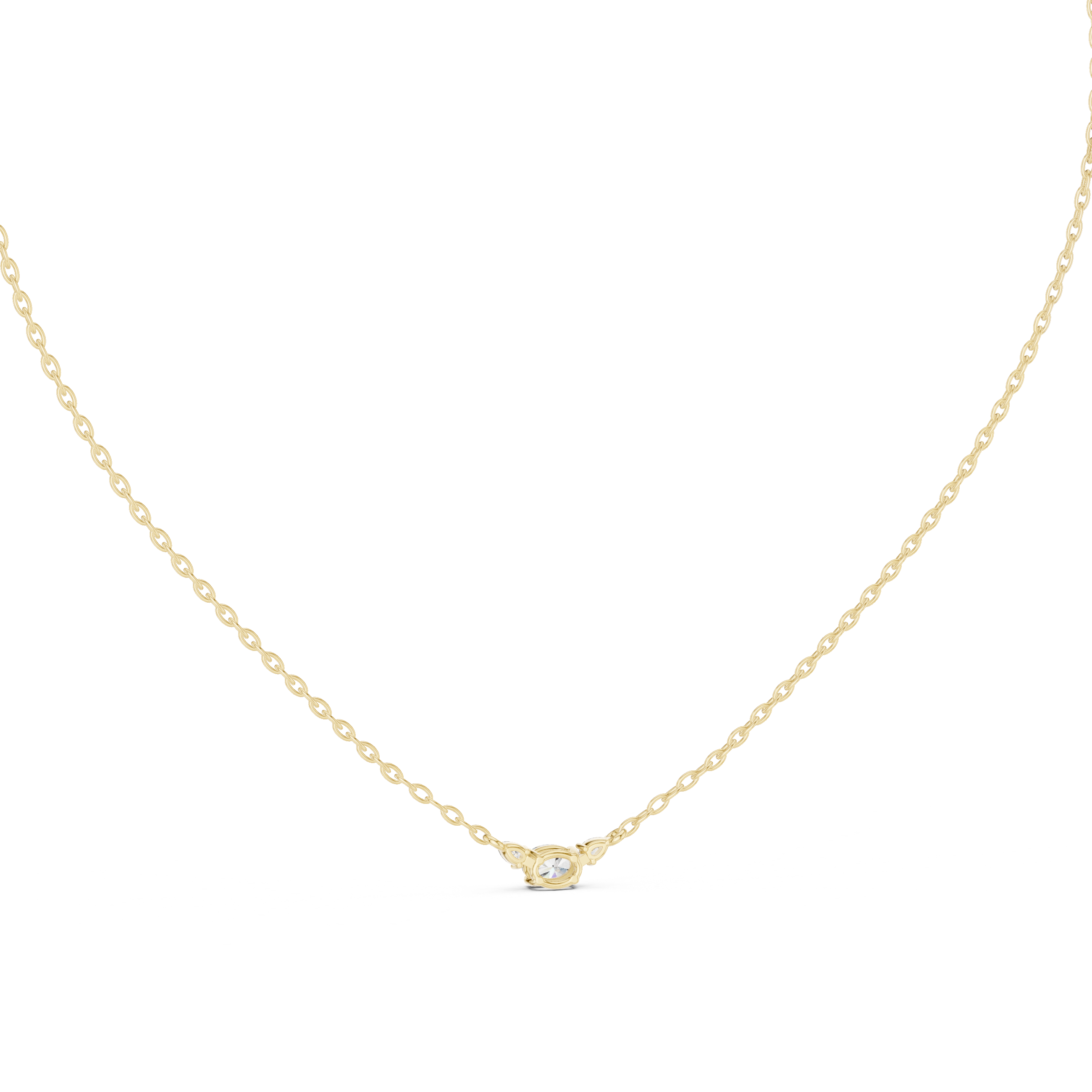 Three-Stone Diamond Pendant