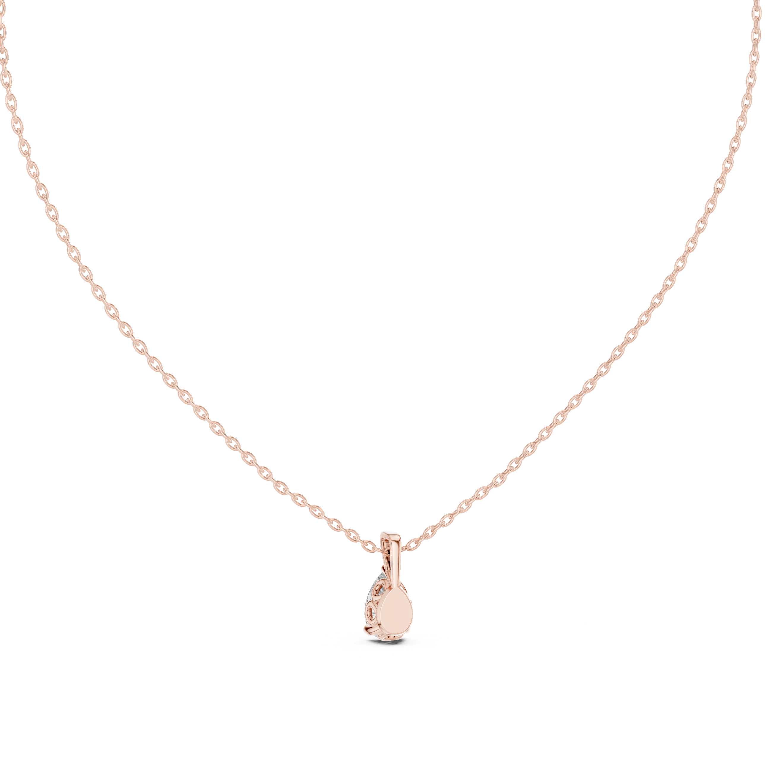 Pendant with Pear-Shaped Diamond