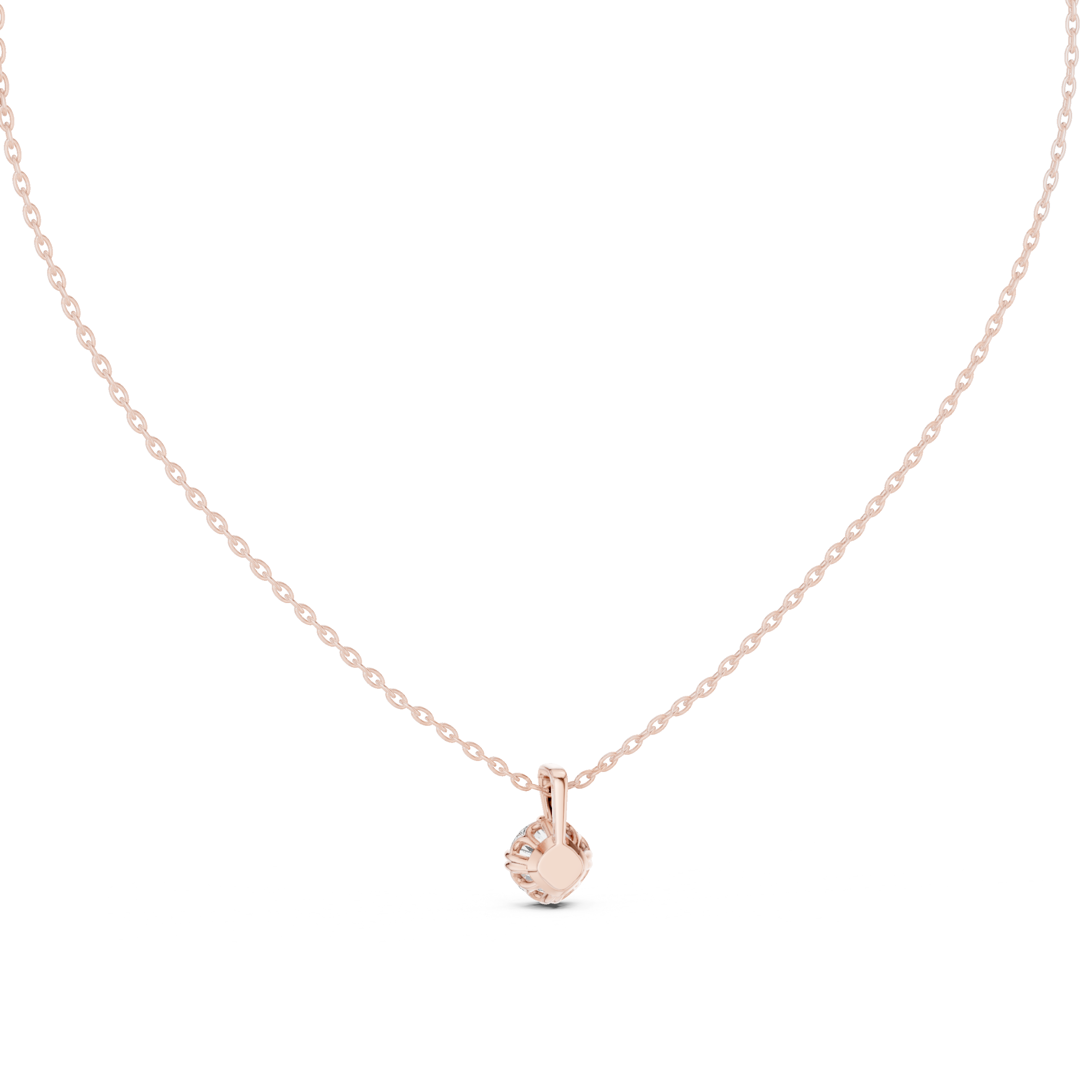 Cushion-Cut Diamond Pendant