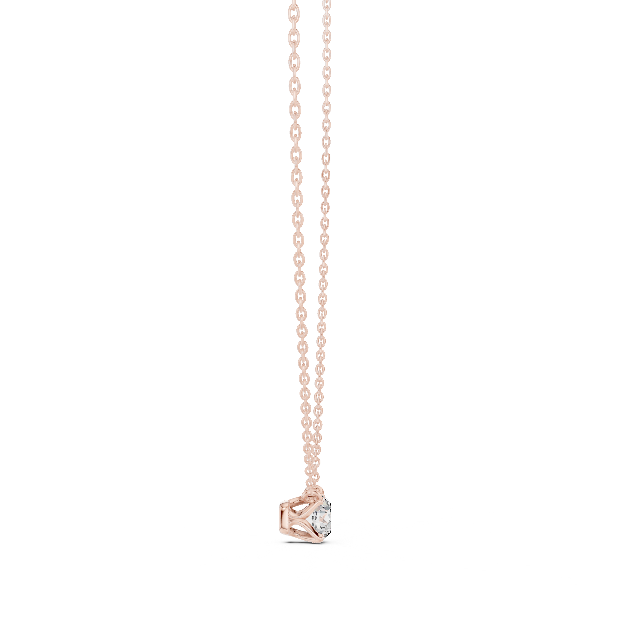 Pendant Featuring a Round Brilliant Diamond